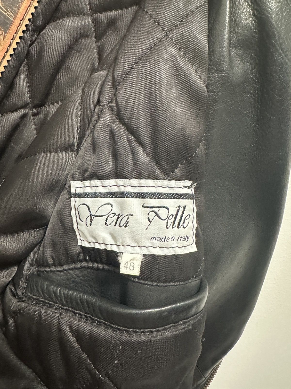 Genuine Leather × Vintage Vintage 70s Leather Biker Jacket Size US M / EU 48-50 / 2 - 11 Thumbnail