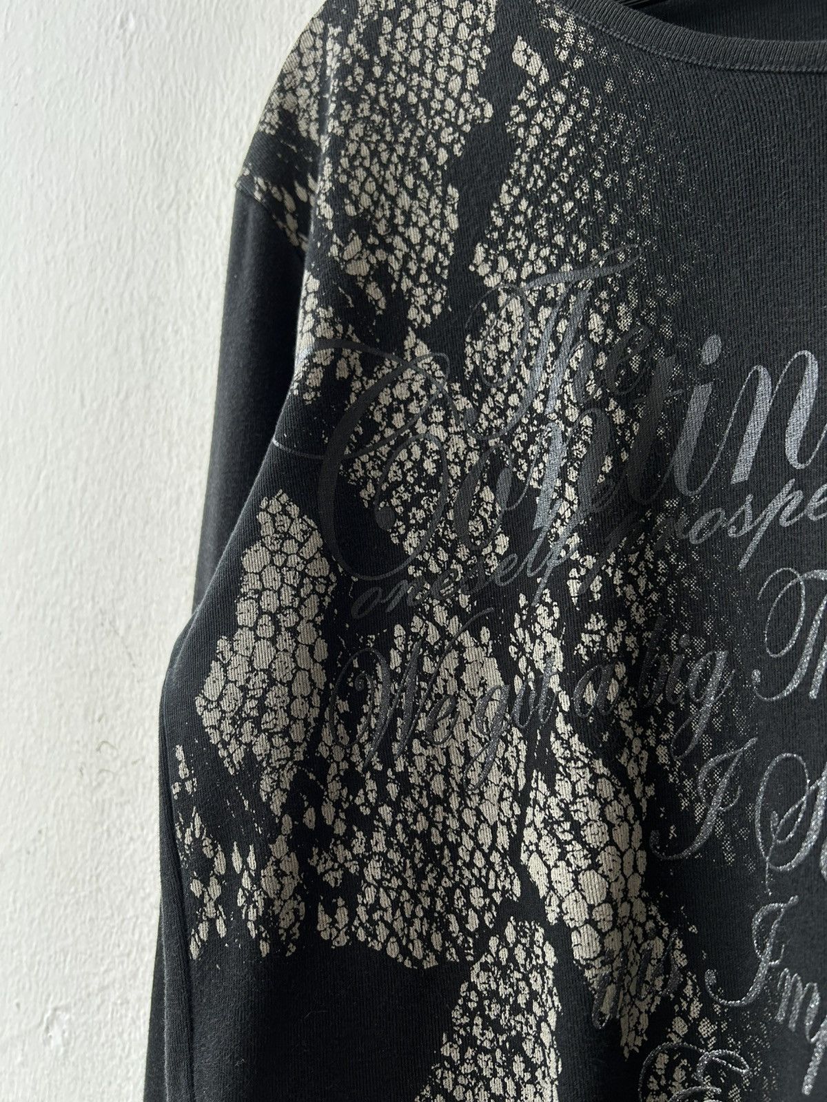 Japanese Brand Y2k Semantic Design Snake Full Print Long Sleeve Size US L / EU 52-54 / 3 - 10 Thumbnail