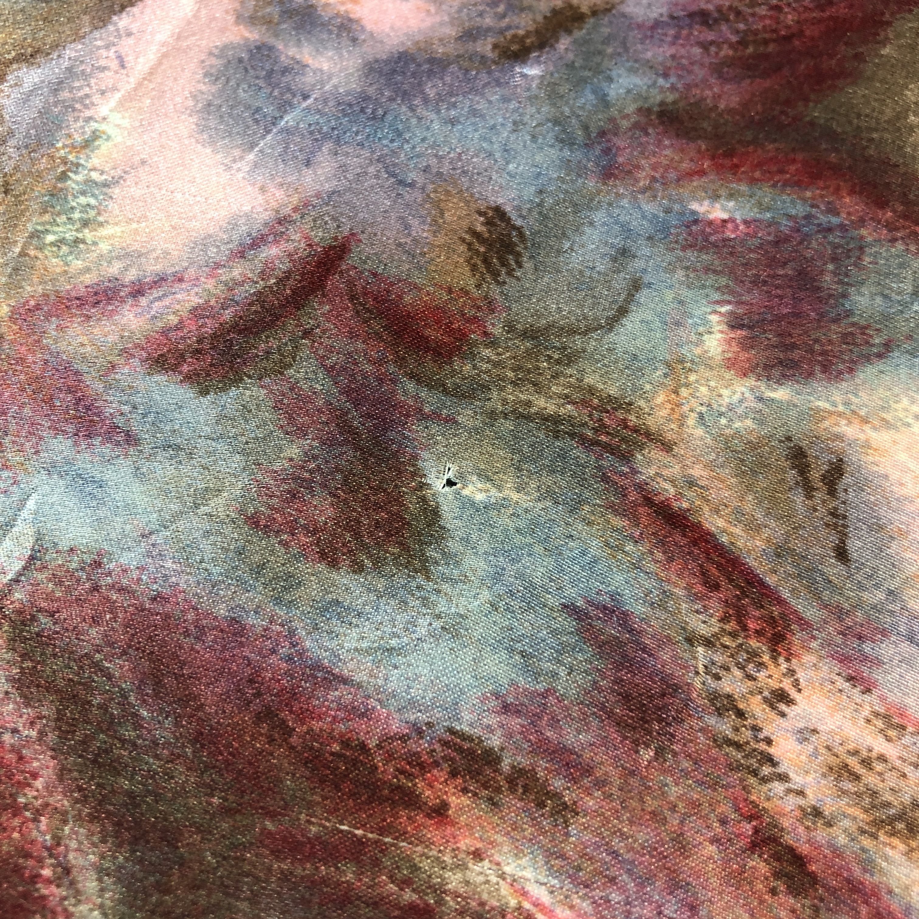 Vintage Vintage Luxury Floral Hand Rolled Silk Scarf M1342 Size ONE SIZE - 5 Thumbnail