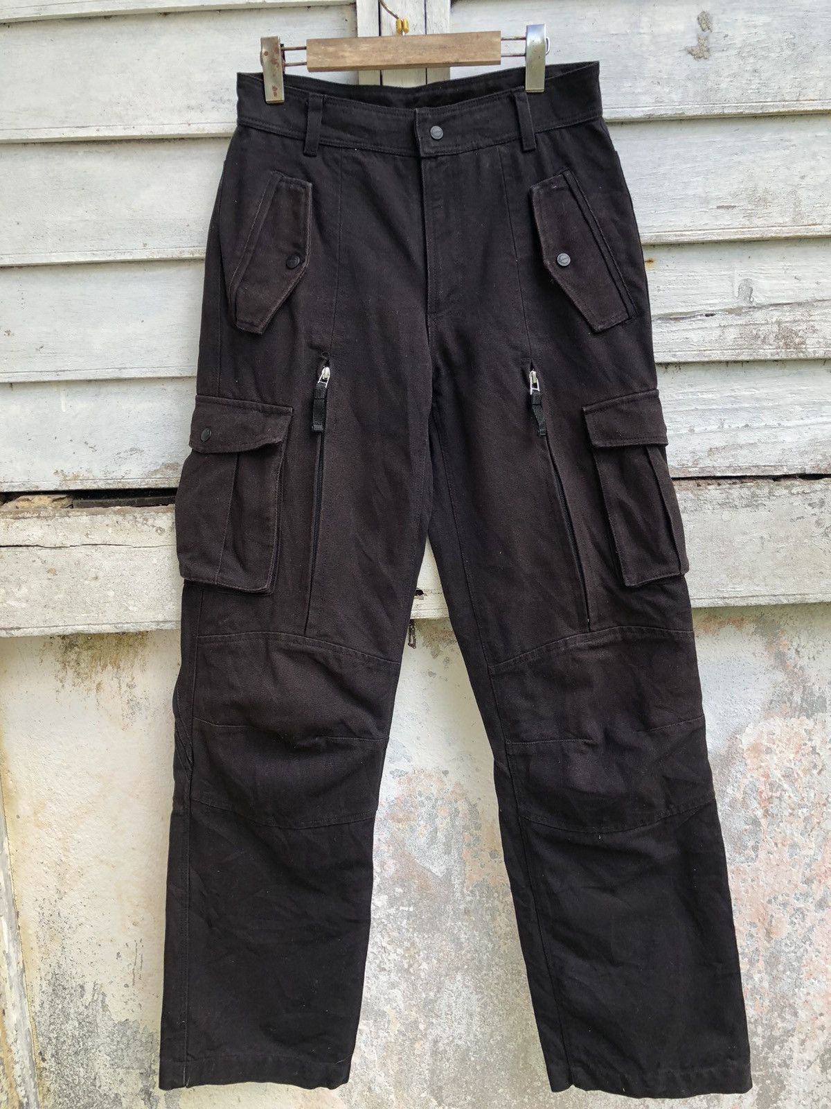 Kadoya Duck Canvas Double Knee Cargo Biker Pant