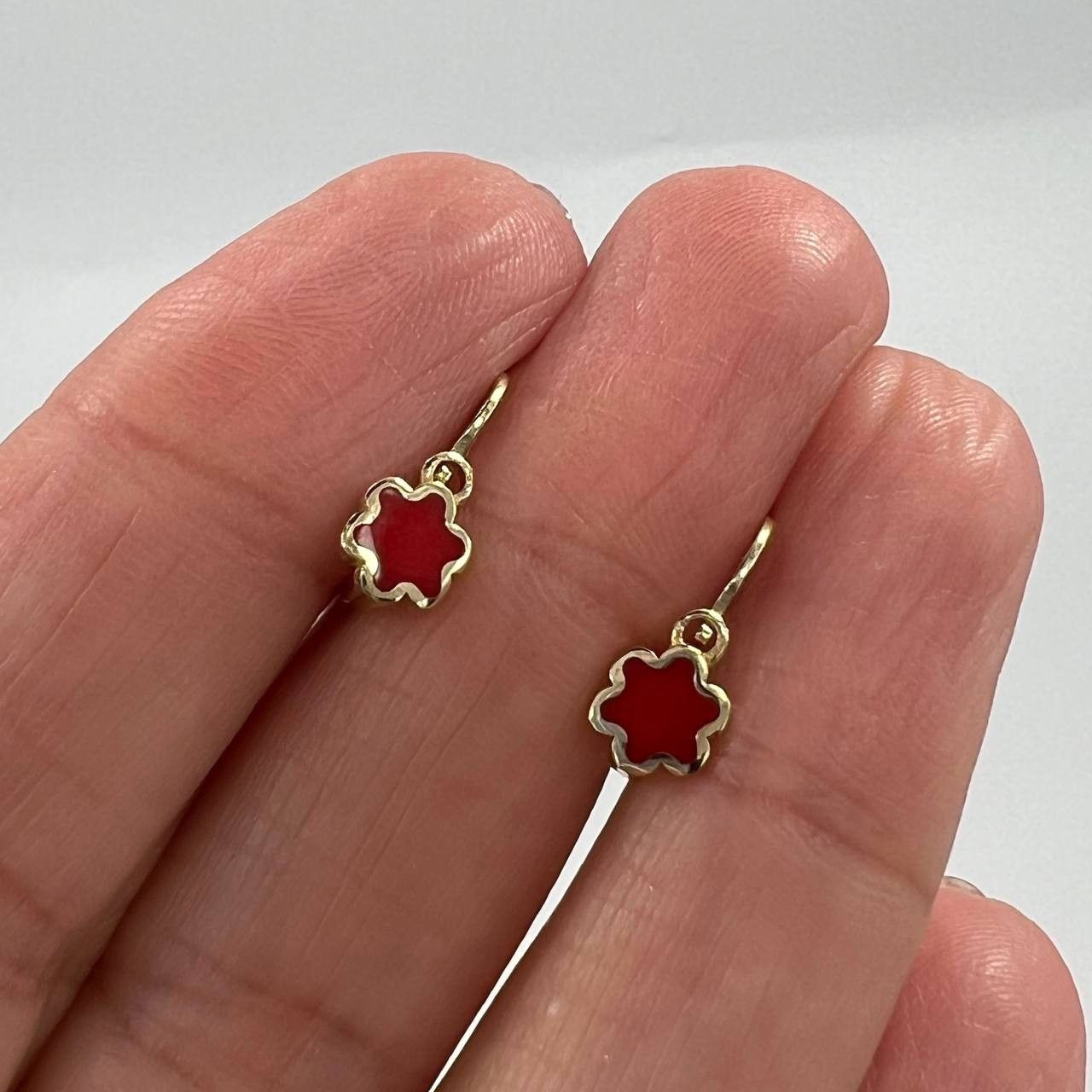 Other 14K Yellow Gold Rose-Shaped Earrings Size ONE SIZE - 1 Thumbnail