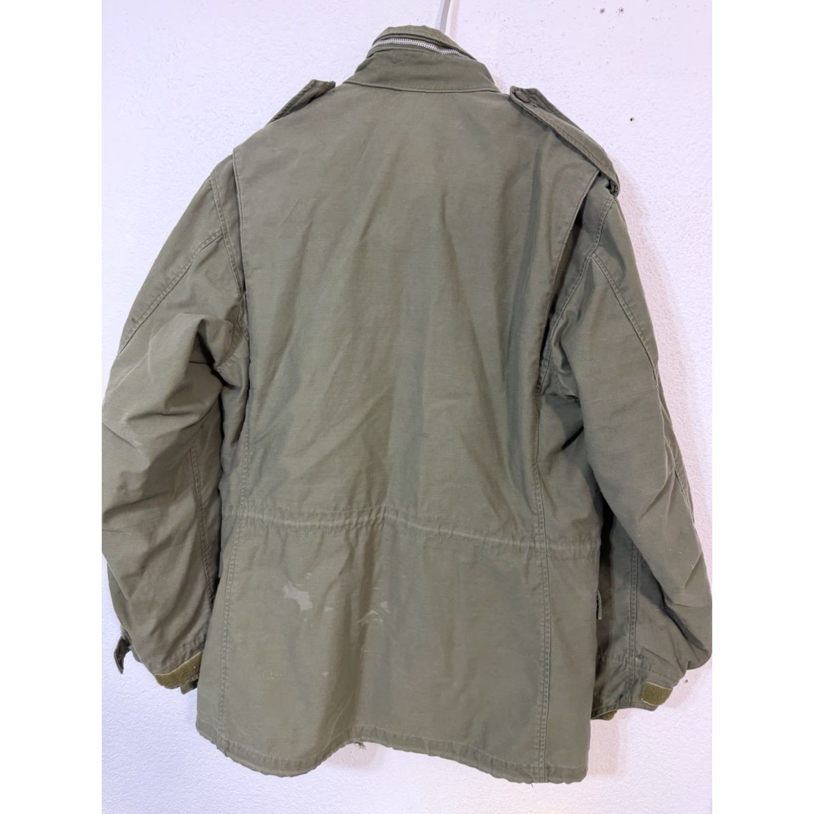 Olive VINTAGE OG 107 M65 Olive Green Cold Weather Coat Army Military Mens Medium Long Size US M / EU 48-50 / 2 - 6 Thumbnail
