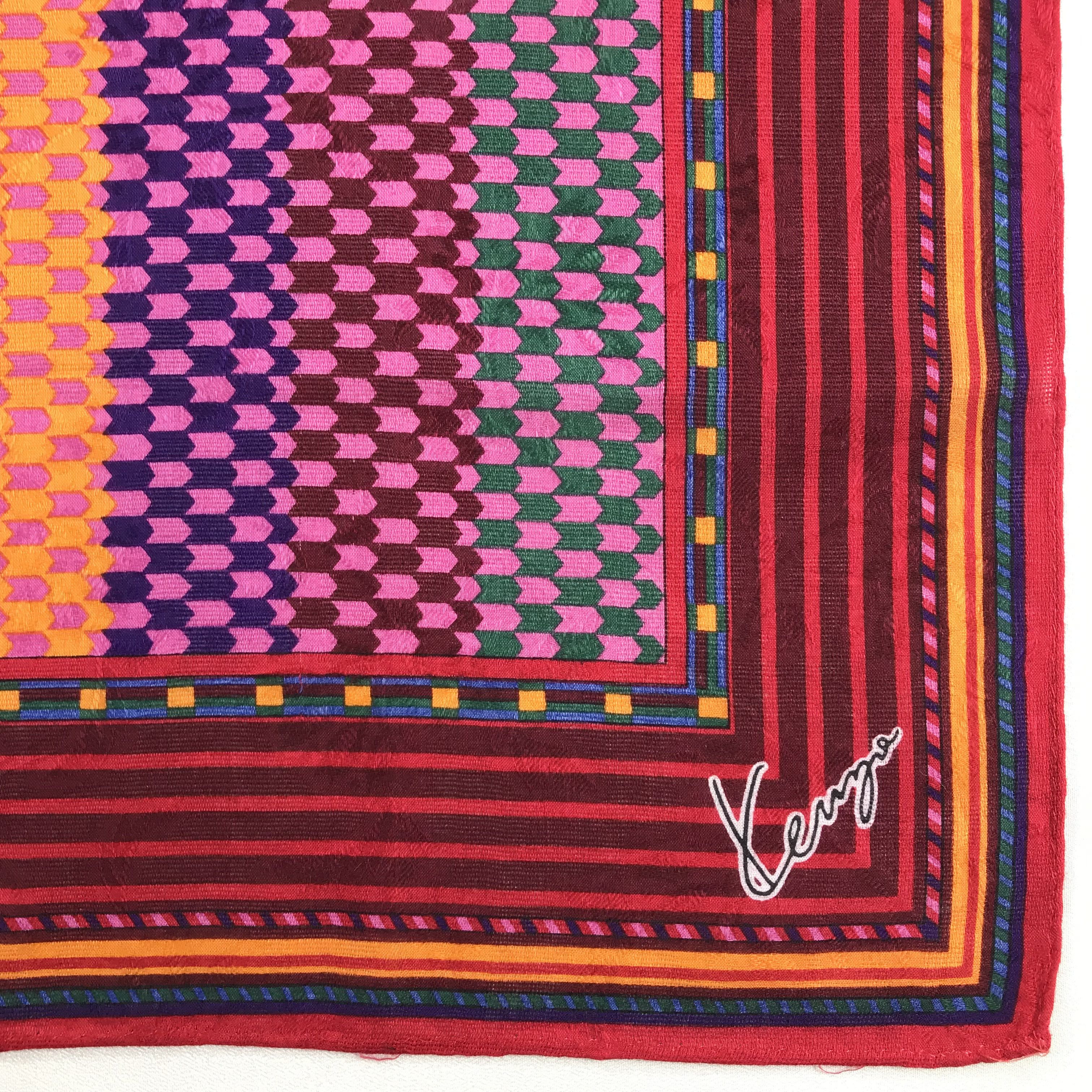 Kenzo Kenzo Handkerchief / Bandana / Neckerchief C748 Size ONE SIZE - 5 Thumbnail