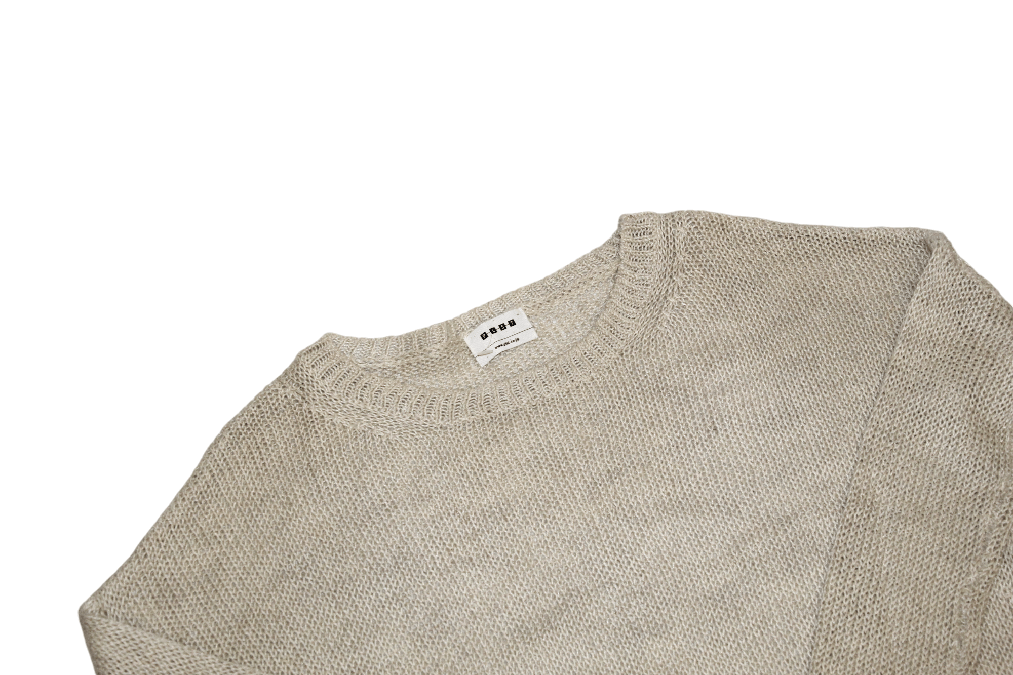 Japanese Brand PLST co. Issey Miyake Mix Linen Knit Hercules Sweater Size M / US 6-8 / IT 42-44 - 2 Thumbnail