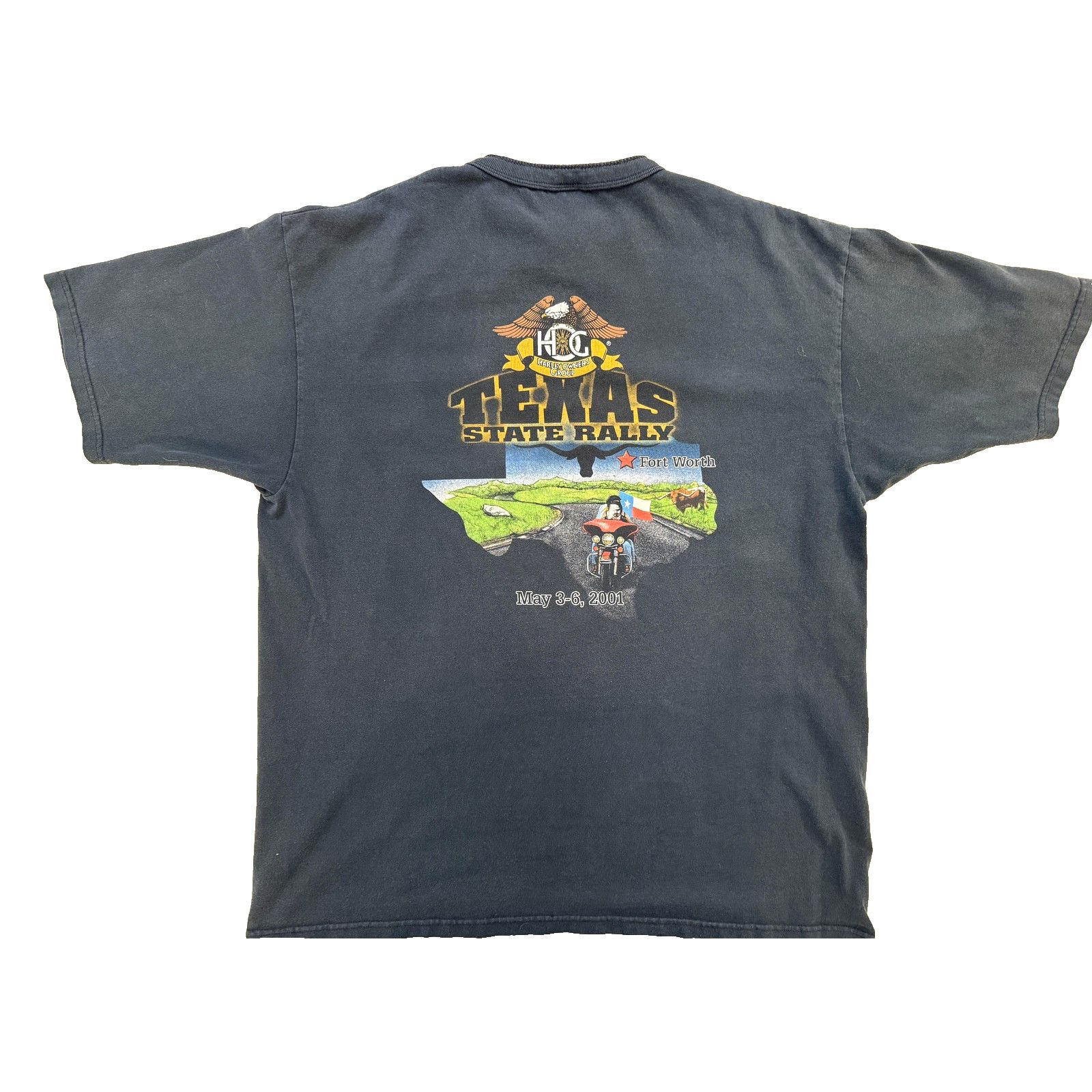 Harley Davidson VINTAGE Harley-Davidson XL Owners Group TX State Rally 2001 Size US XL / EU 56 / 4 - 1 Thumbnail