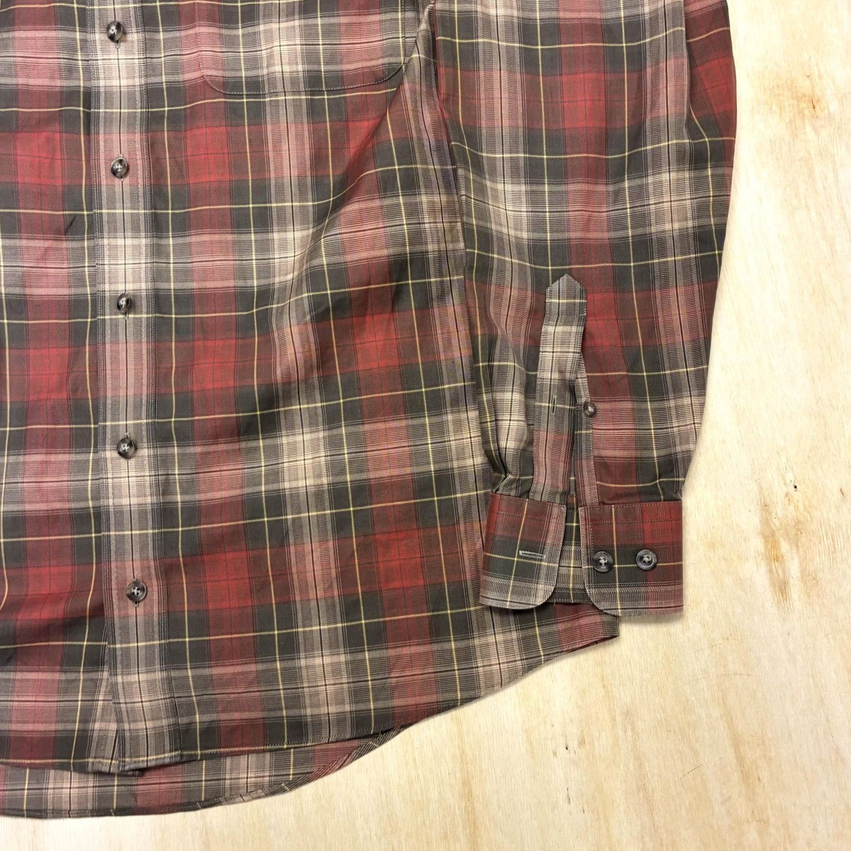 Vintage Cabela'S Shirt Mens MT Big Tall Red Plaid Long Sleeve Button Casual Fall Size US M / EU 48-50 / 2 - 2 Thumbnail