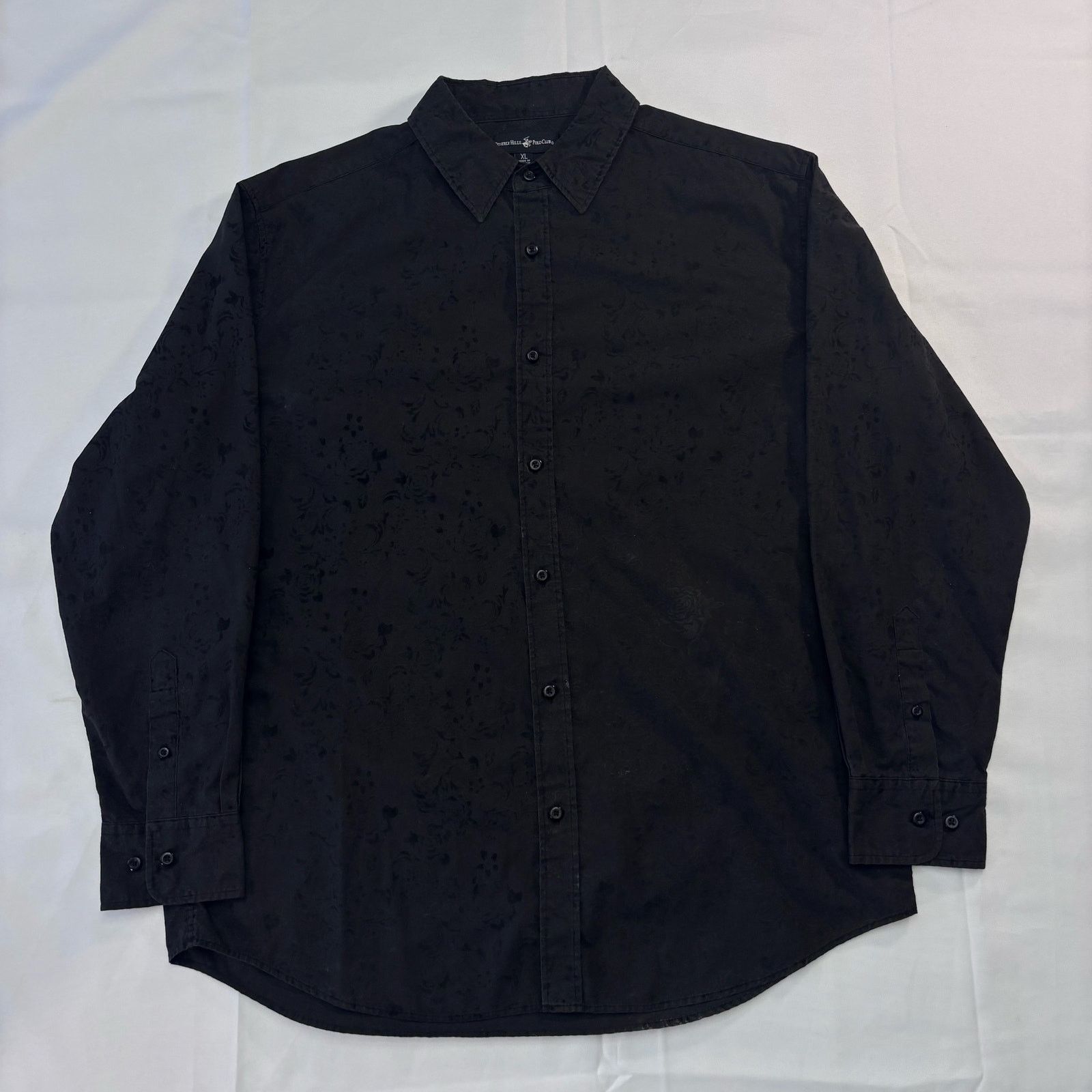 Beverly Hills Polo Club Beverly Hills Polo Club Black Button Down Shirt XL Size US XL / EU 56 / 4 - 1 Thumbnail