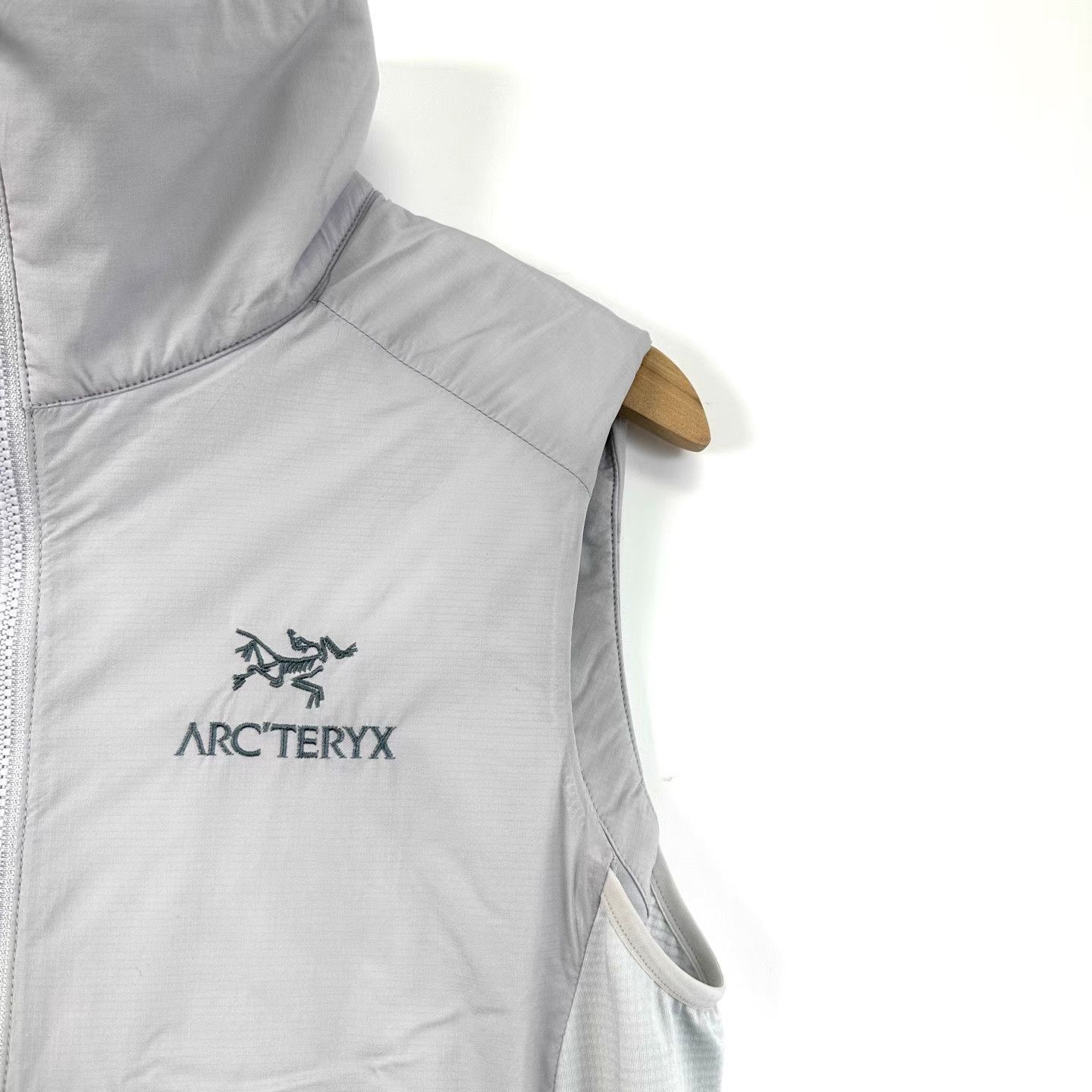 Arc'teryx Arcteryx ATOM SL Gray Fleece Lined Logo Down Vest K12 Size XS / US 0-2 / IT 36-38 - 6 Thumbnail