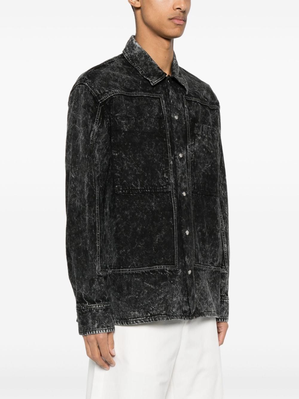OAMC o1y0225 Denim Shirt in Black Size US S / EU 44-46 / 1 - 2 Thumbnail