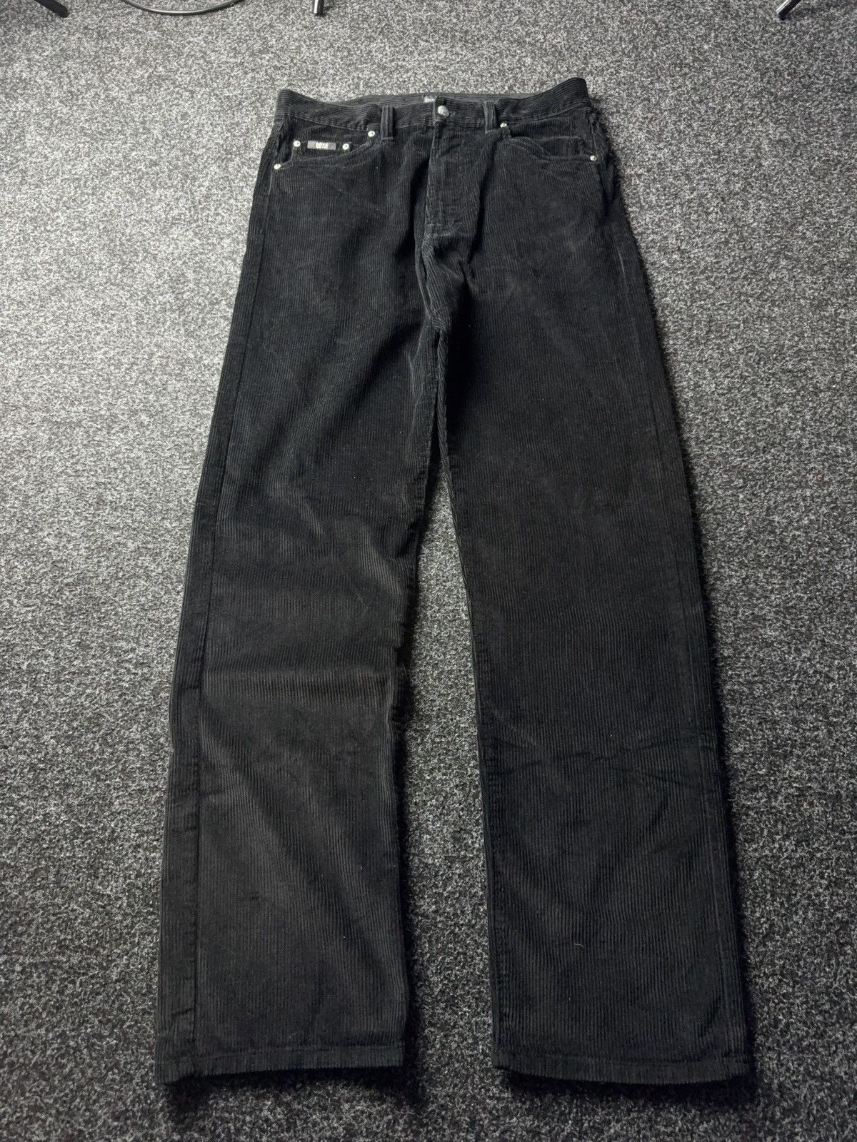 Vintage Casual Style Hugo Boss write corduroy pants - Main Image