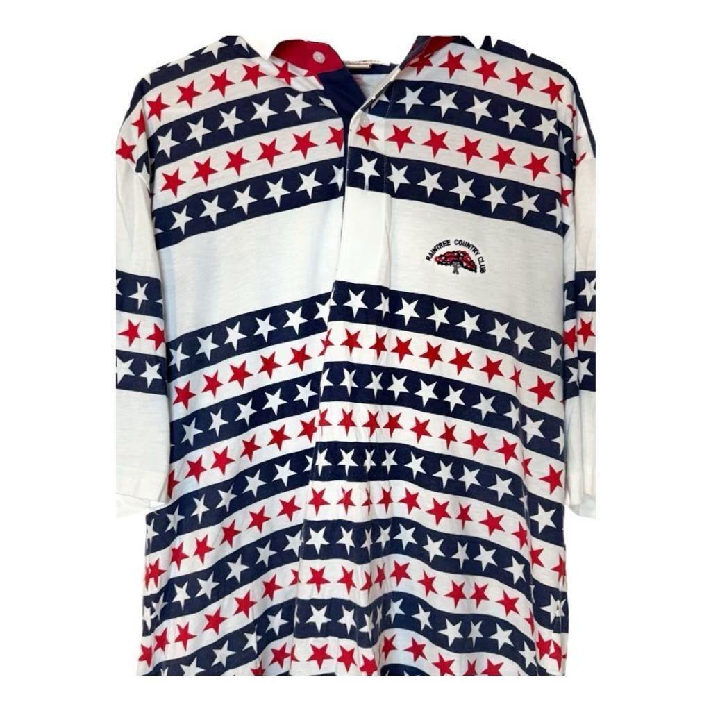 Antigua Antigua Men's XL Stars and Stripes Vintage Short Sleeve Pol Size US XL / EU 56 / 4 - 4 Thumbnail