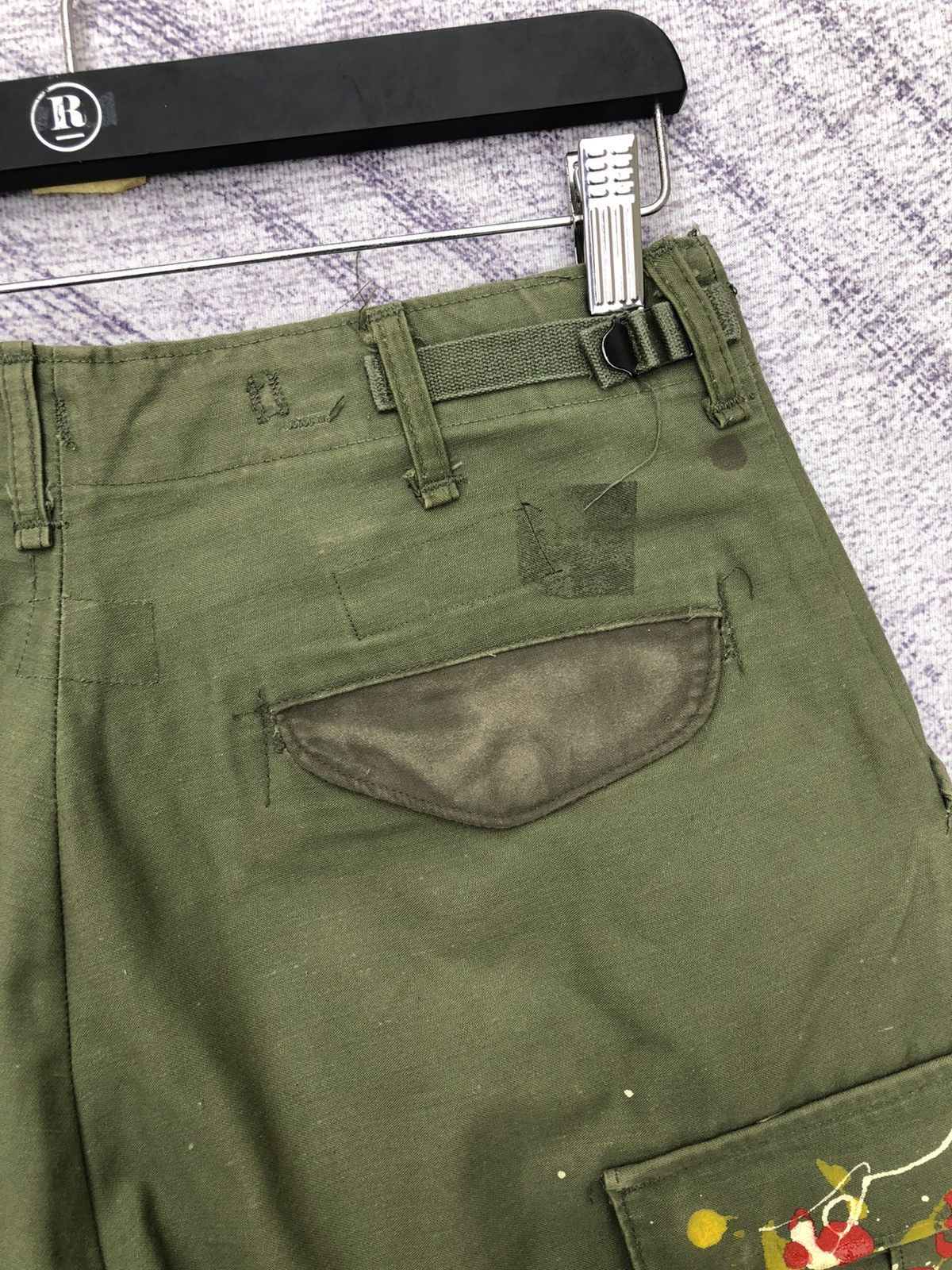 Designer × Vintage Very Rare Cargo Pants Art Colour Paint W30 x L37 Size US 30 / EU 46 - 18 Thumbnail