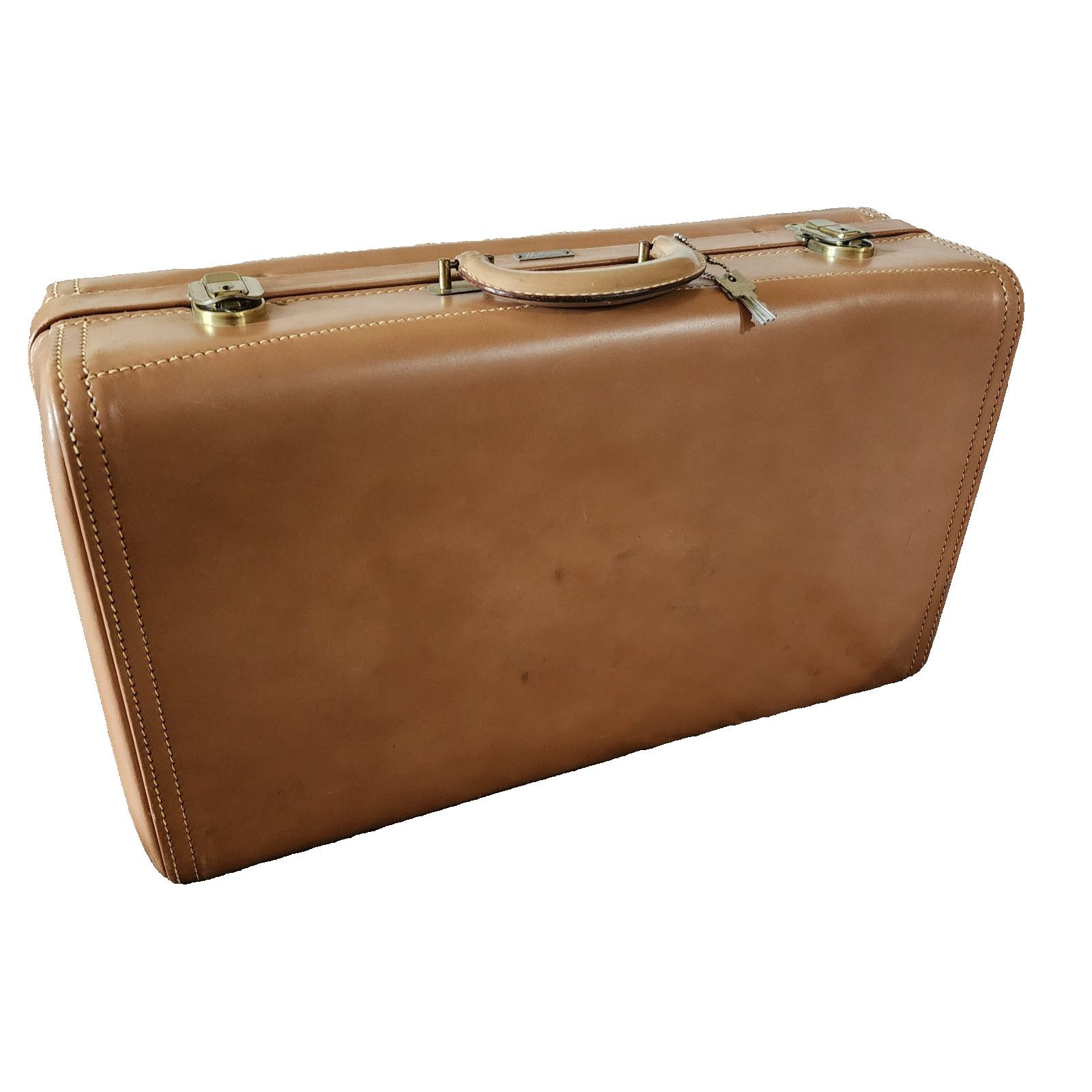 Hartmann Hartmann Knocabout Leather Suitcase - 21"x12"x"6 - Vintage Size ONE SIZE - 1 Thumbnail