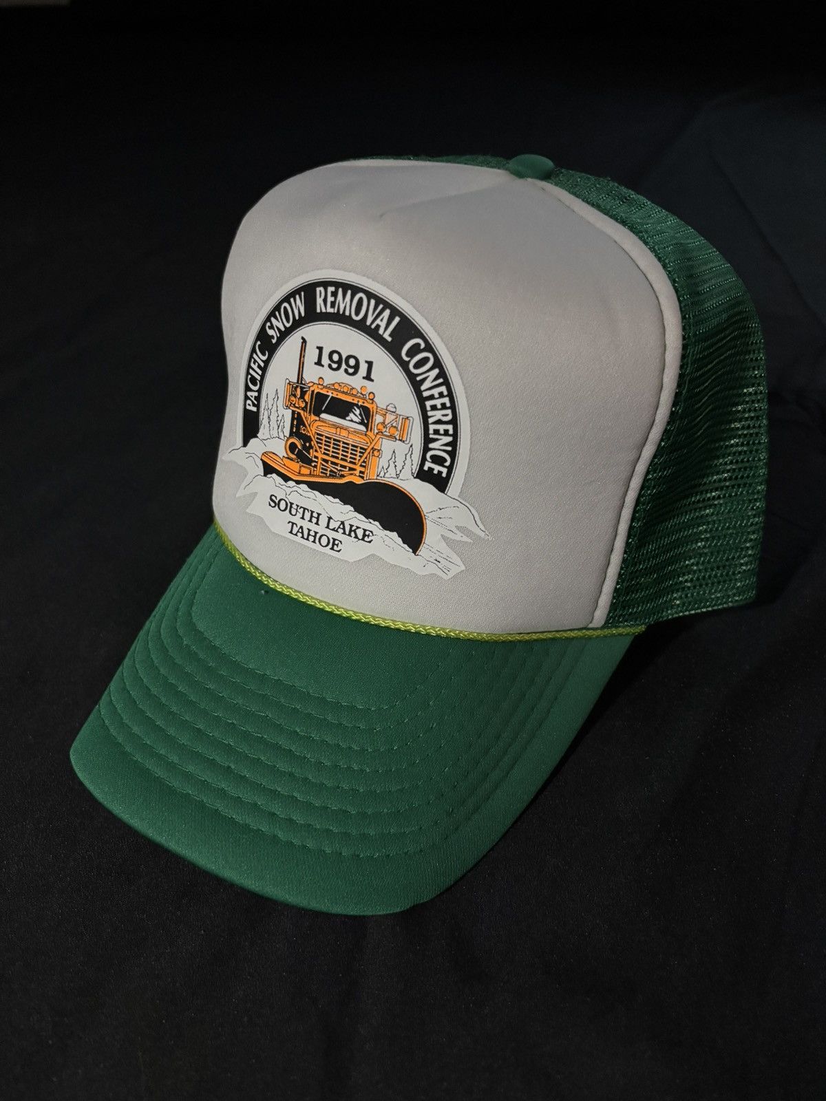 Vintage Pacific Snow Trucker Hat Size ONE SIZE - 1 Thumbnail