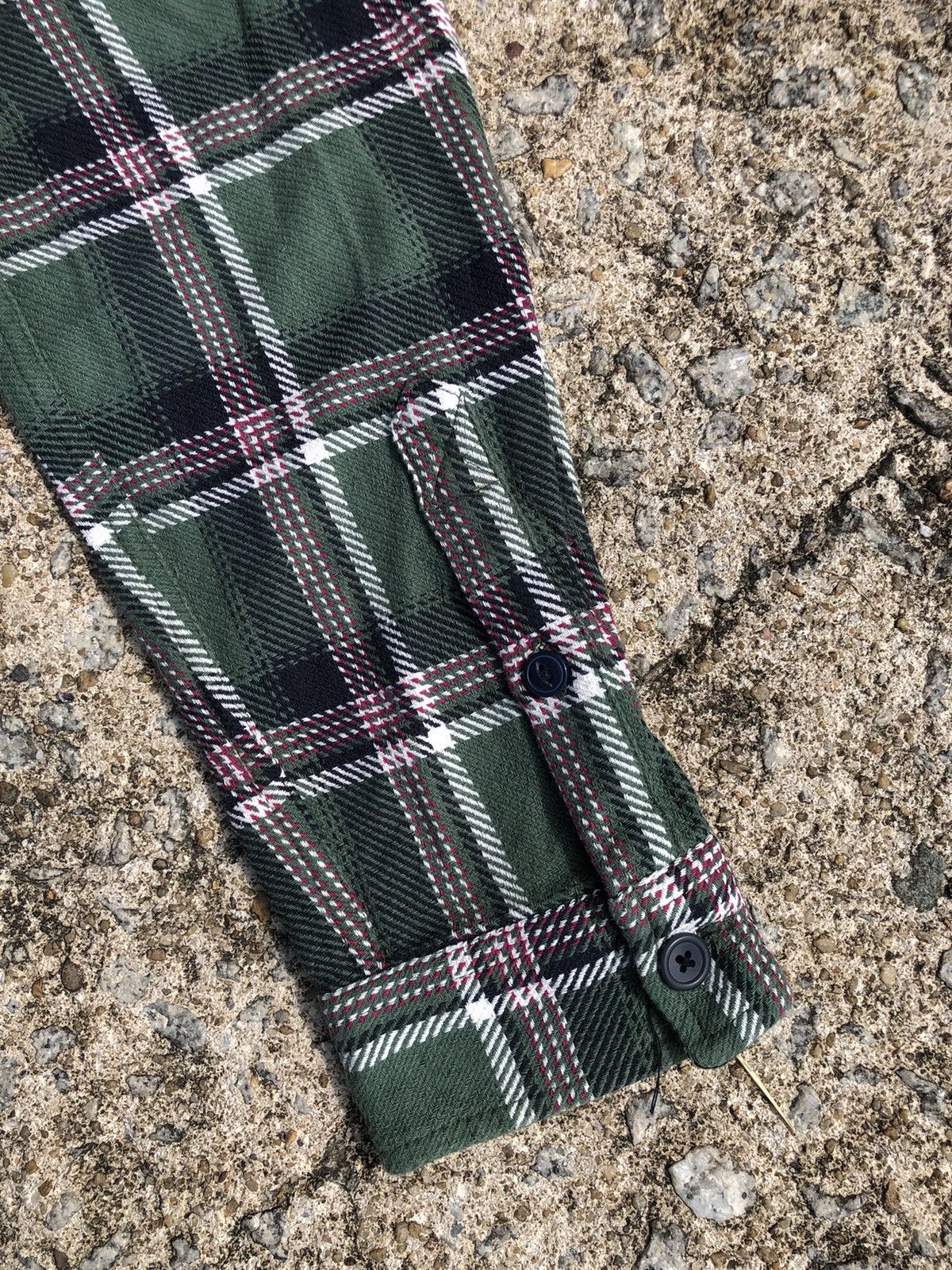 Vintage × Zara Zara Double Pocket Plaid Relaxed Fit Flannel Size US L / EU 52-54 / 3 - 8 Thumbnail