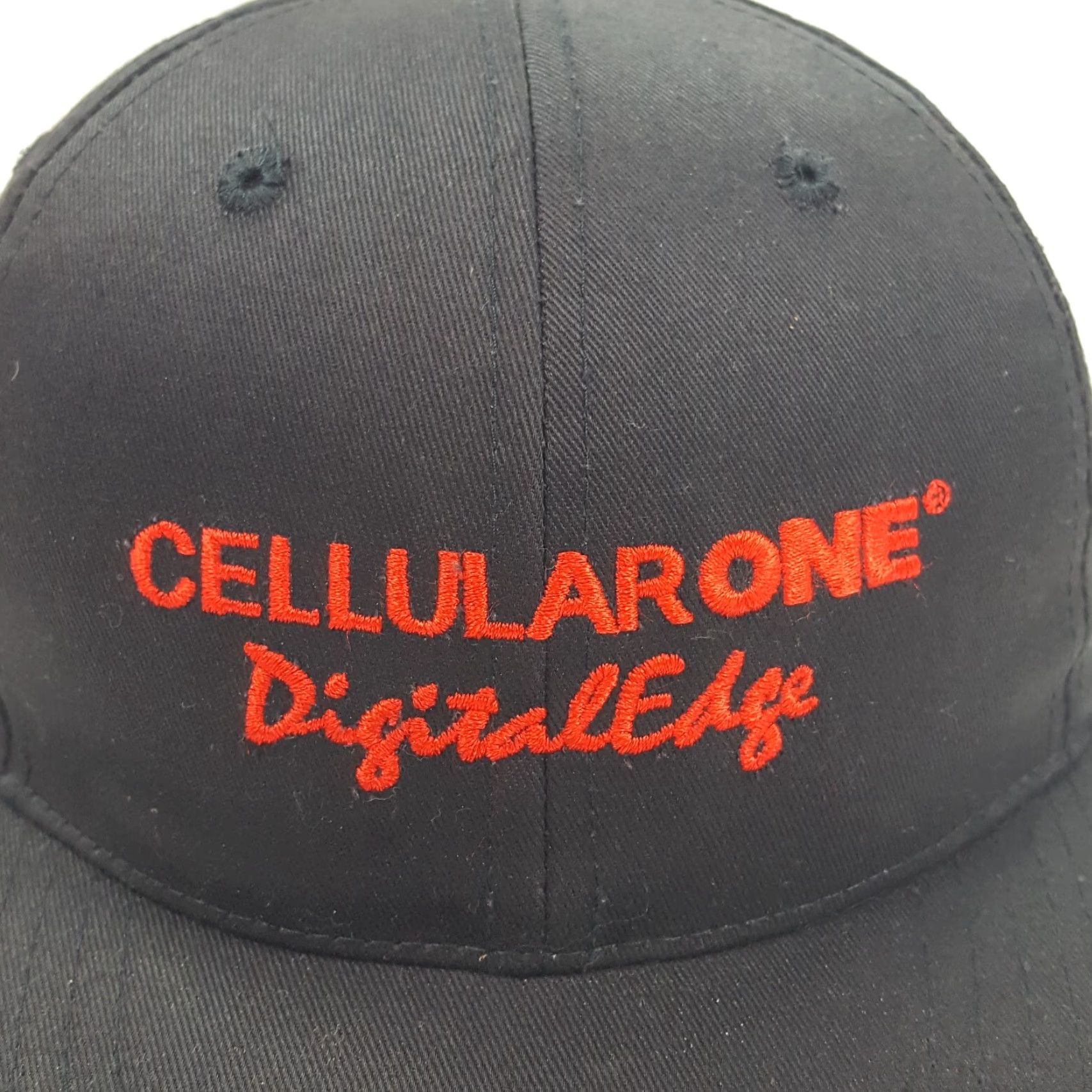 Etro VINTAGE Nokia Baseball Cap Hat Adjustable Black 90s Retro Cell Phone Embroidered Mens Hat Size ONE SIZE - 4 Thumbnail