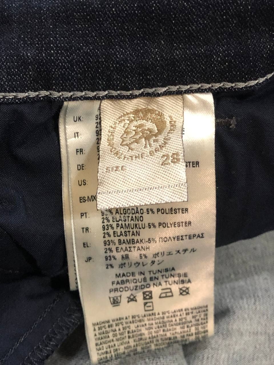 Diesel Diesel Skinzee-High Stretch Slim Jeans Size 28" / US 6 / IT 42 - 2 Thumbnail
