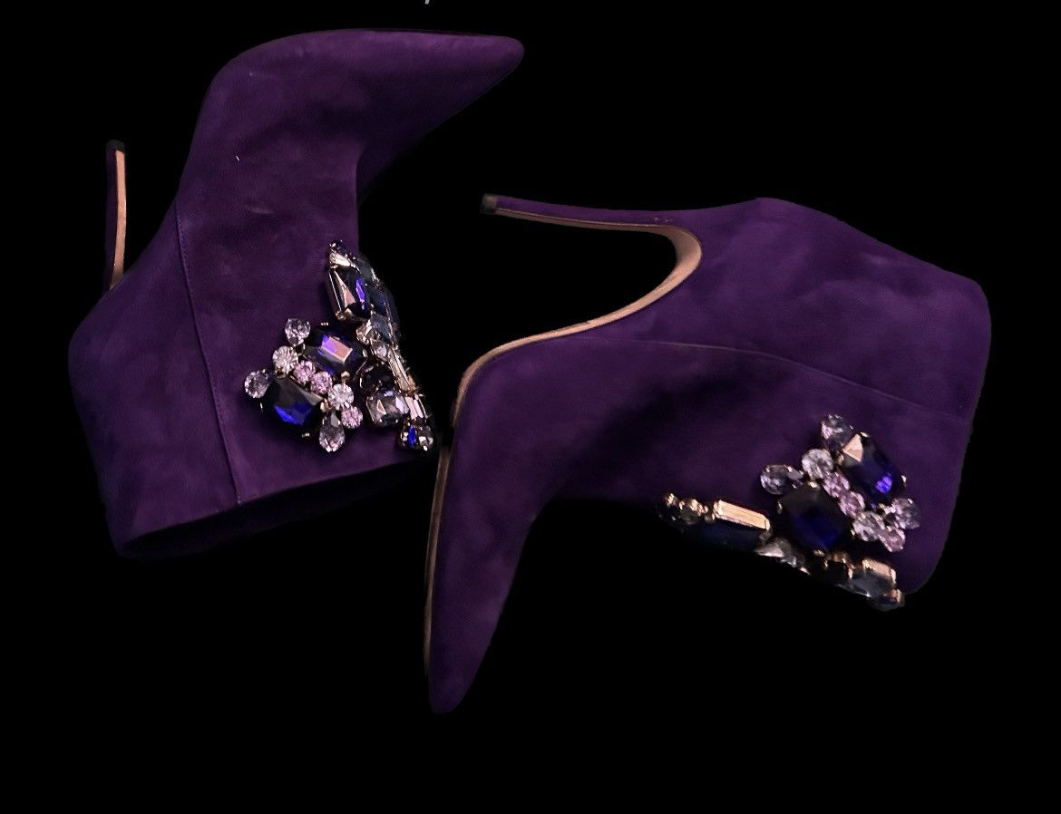Dsquared2 Dsquared2 purple suede and crystal Size US 6 / IT 36 - 5 Thumbnail