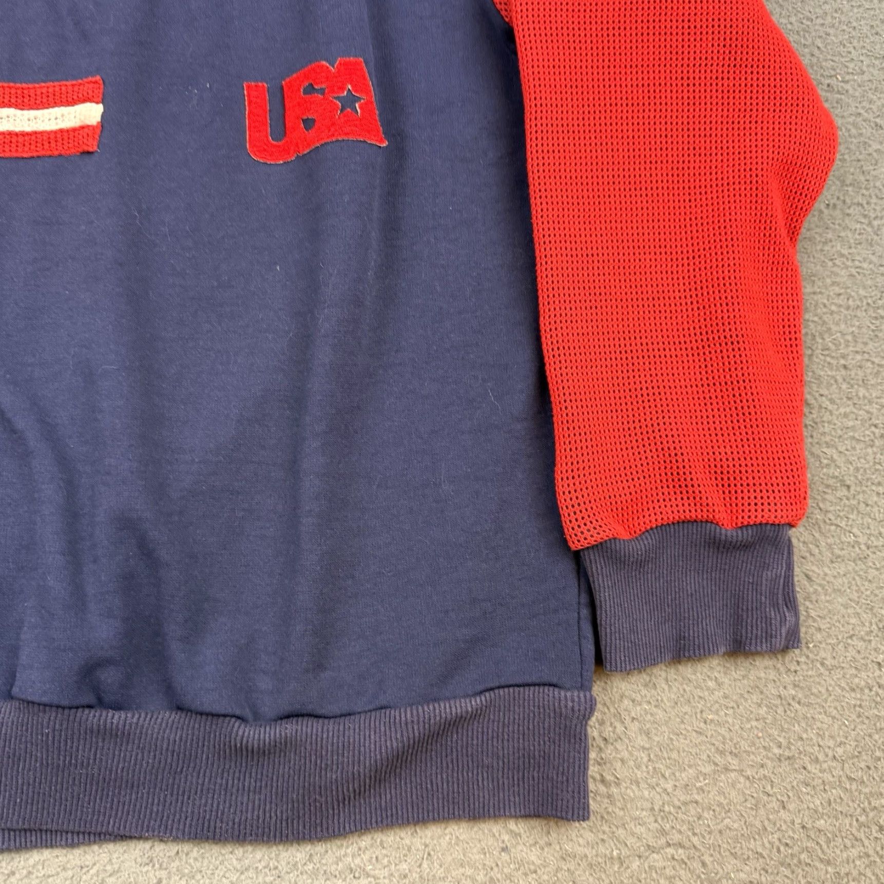 K2 VINTAGE K2 USA Windbreaker Jacket Mens XL 1/4 Zip Blue Skiing Pullover Extra Large Size US XL / EU 56 / 4 - 2 Thumbnail