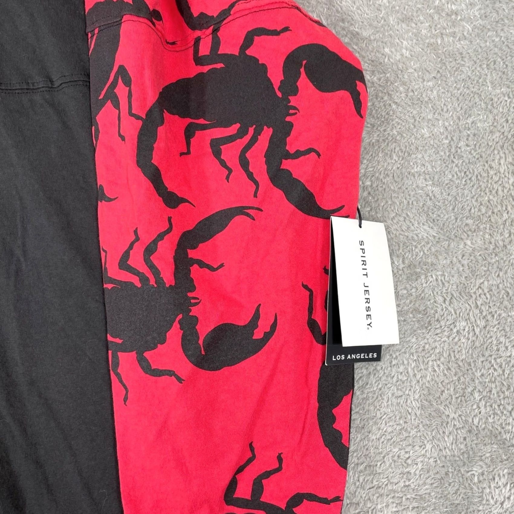 ESPIRIT Spirit Jersey Scorpion Graphic Shirt Mens Large Red Black Long Sleeve Dead End Size US L / EU 52-54 / 3 - 3 Thumbnail