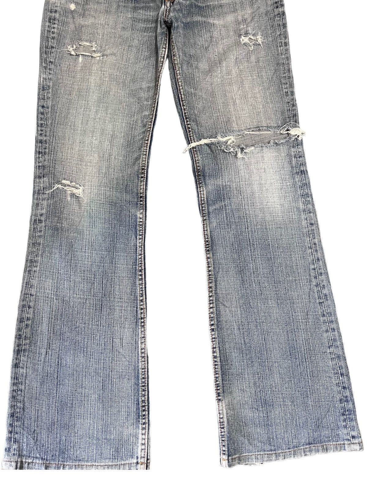 Le Grande Bleu (L.G.B.) Vintage Blue Denim craft Bootcut Flare Style Jeans Size US 32 / EU 48 - 3 Thumbnail