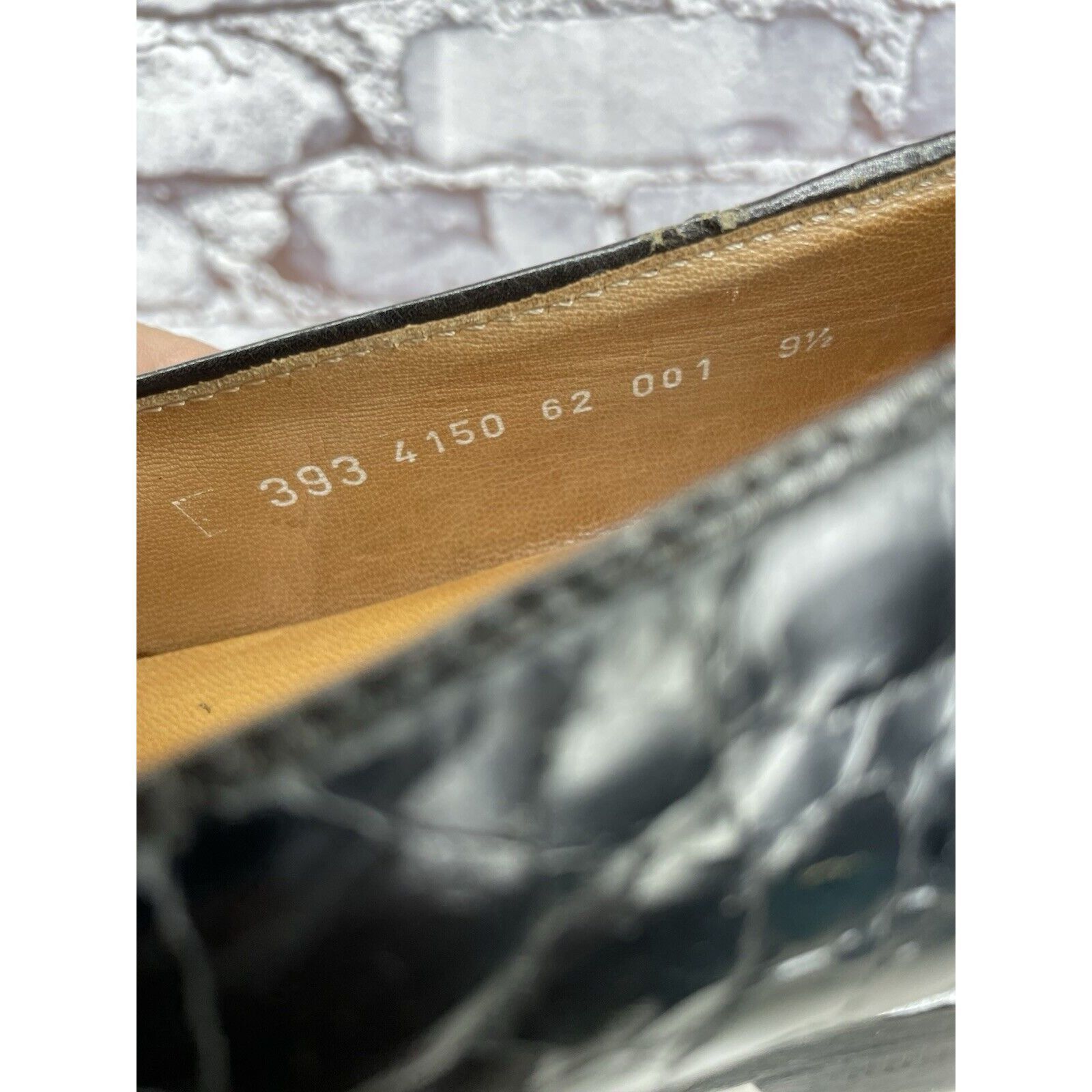 Other Cable & Co. Black Leather Croc Penny Loafers Dress Shoes Men Size US 9.5 / EU 42-43 - 10 Thumbnail