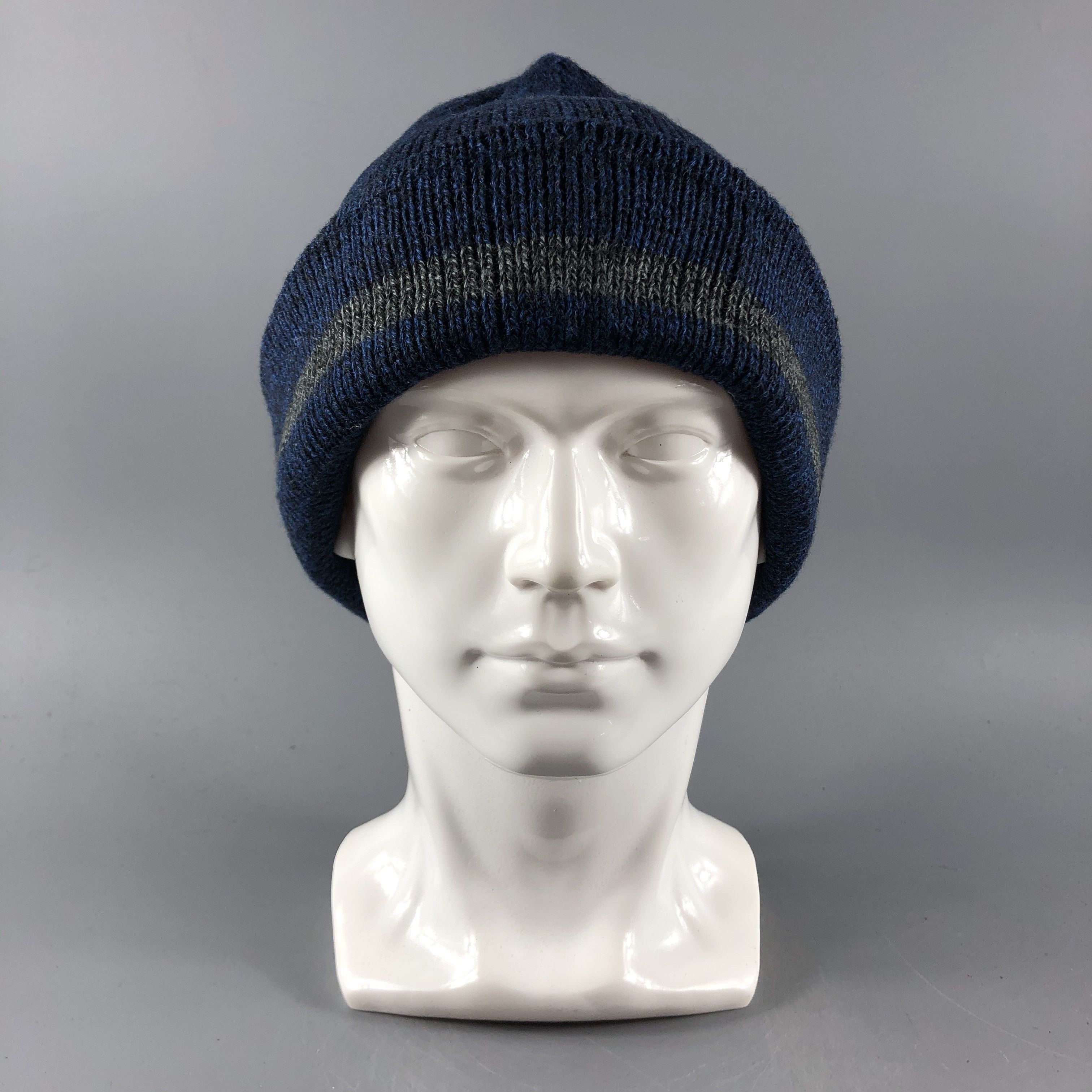 image of Thinsulate Insulation Hats Stripe Beanie Snow Hat B810, Men's