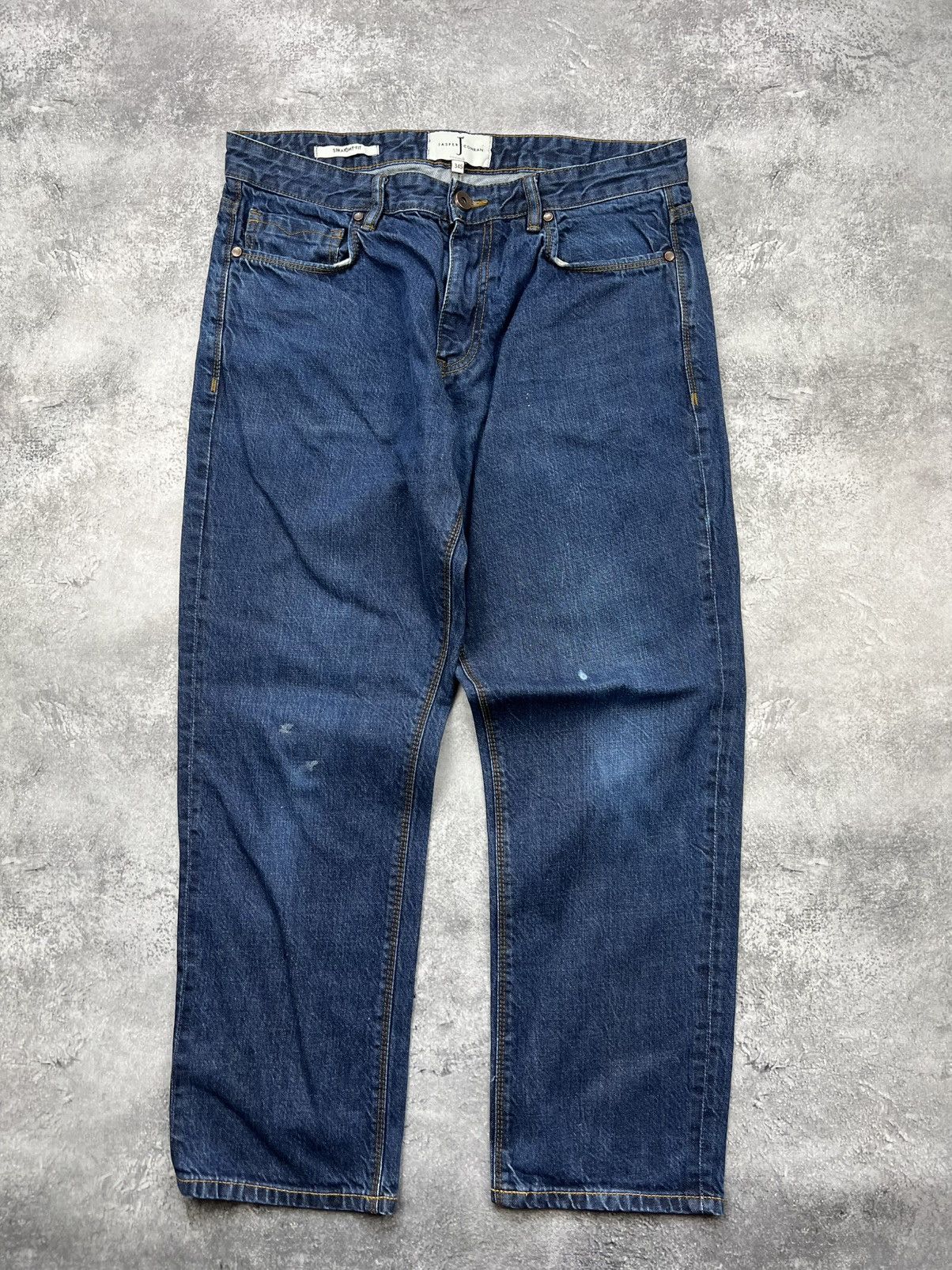 Jasper Conran Jasper Conran Blue Denim Pants Jeans Size US 34 / EU 50 - 1 Thumbnail