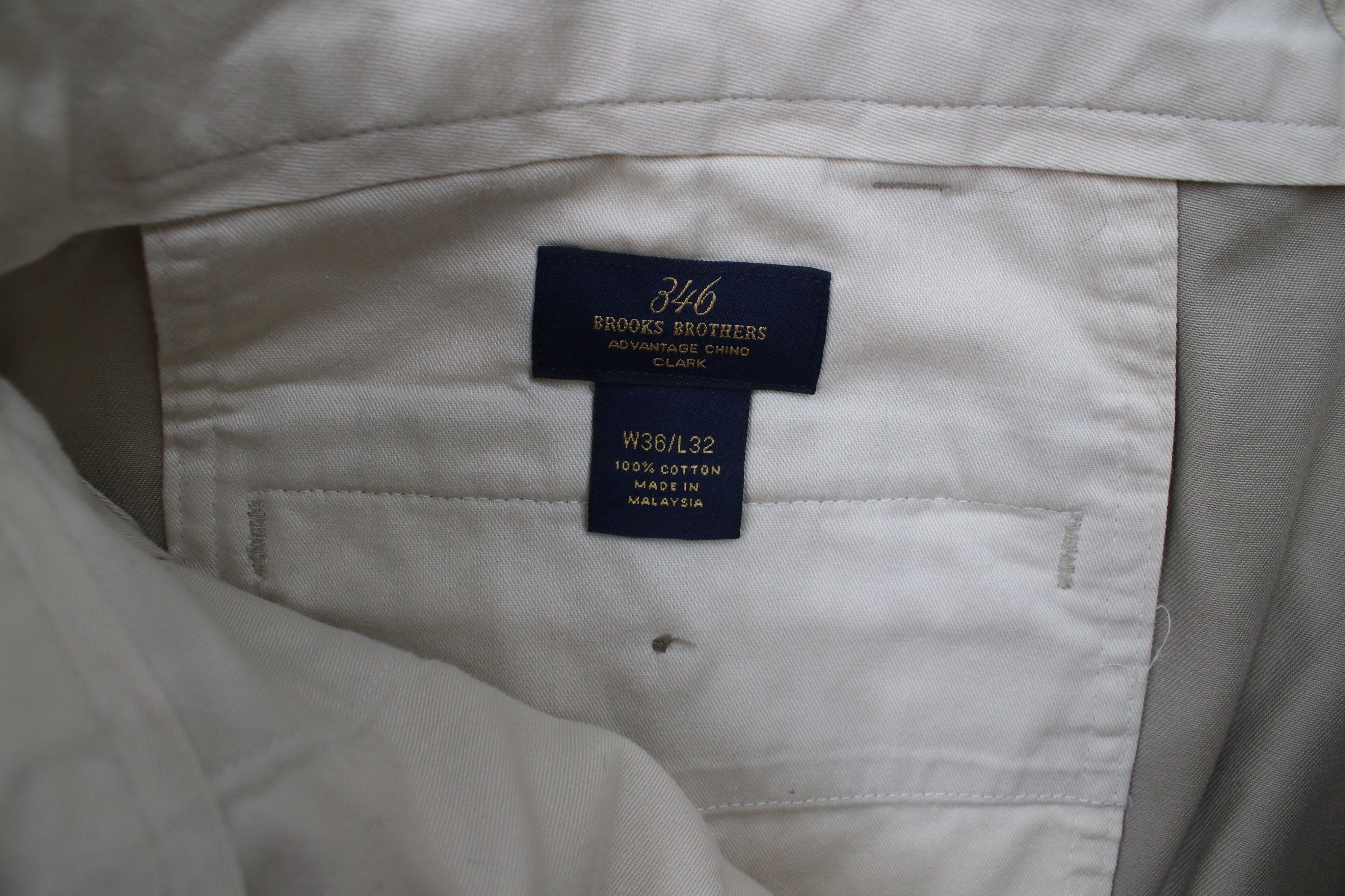 Brooks Brothers × Vintage Vintage Brooks Brothers Heavyweight Advantage Chino Pants Size US 36 / EU 52 - 8 Thumbnail