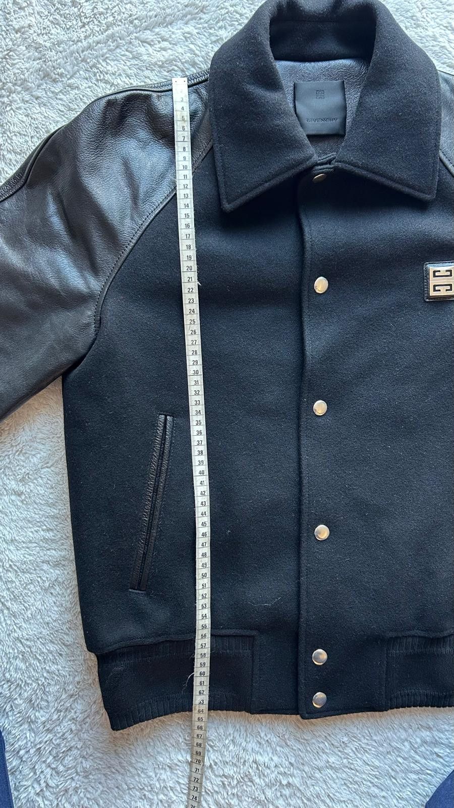 Givenchy Givenchy Leather Wool Varsity Jacket Size 46 Size US S / EU 44-46 / 1 - 8 Thumbnail
