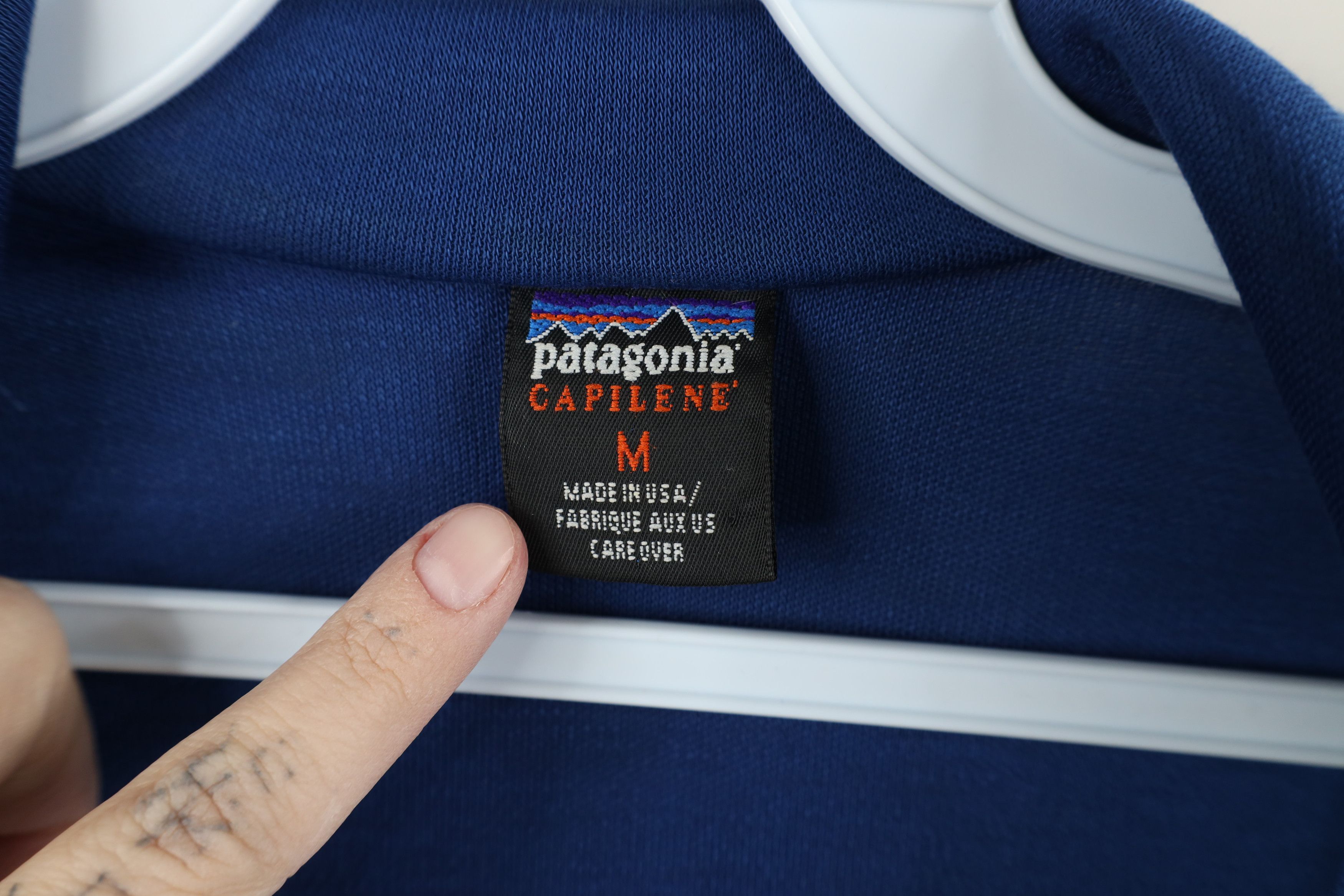 Patagonia Vintage 90s Patagonia Capilene Zip Pullover Shirt Top USA Size M / US 6-8 / IT 42-44 - 6 Thumbnail
