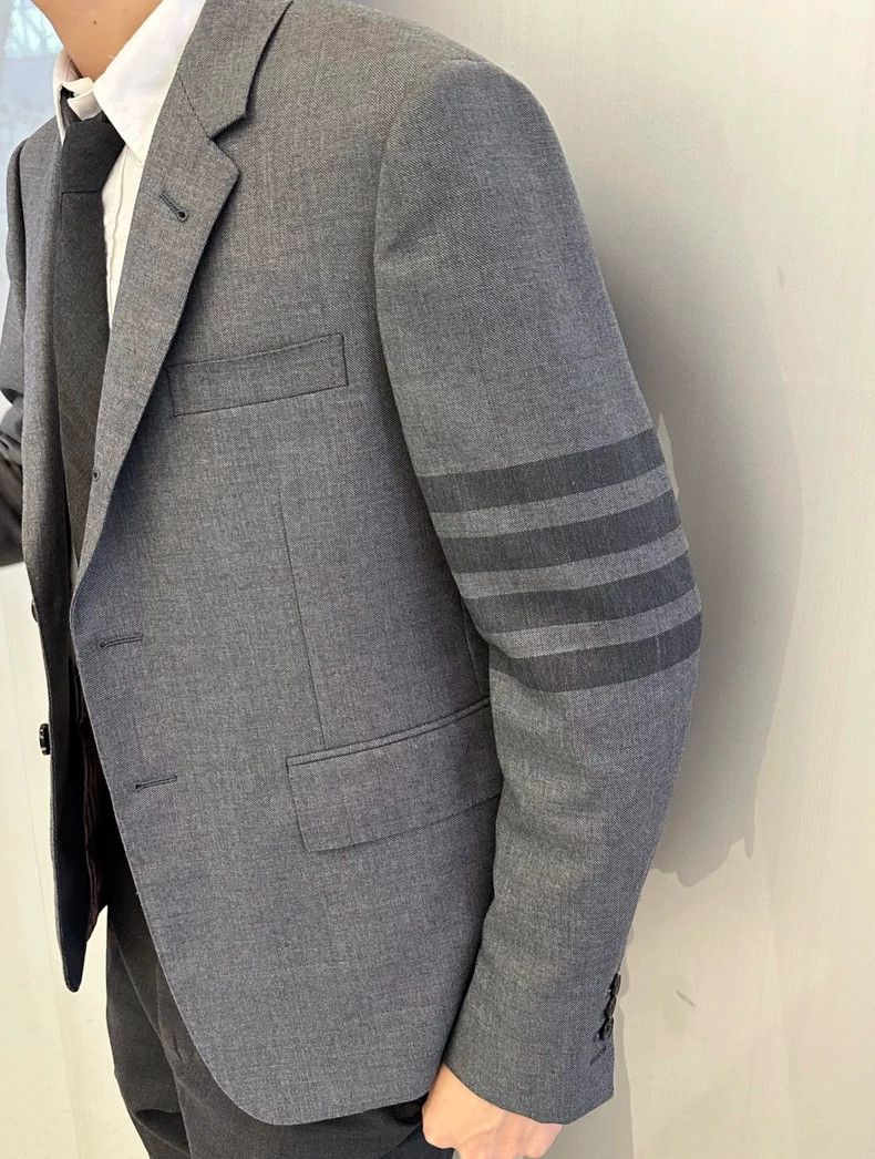 Thom Browne THOM BROWNE4Classic four-bar Blazer 2502-Nextarrow Size 52S - 8 Thumbnail