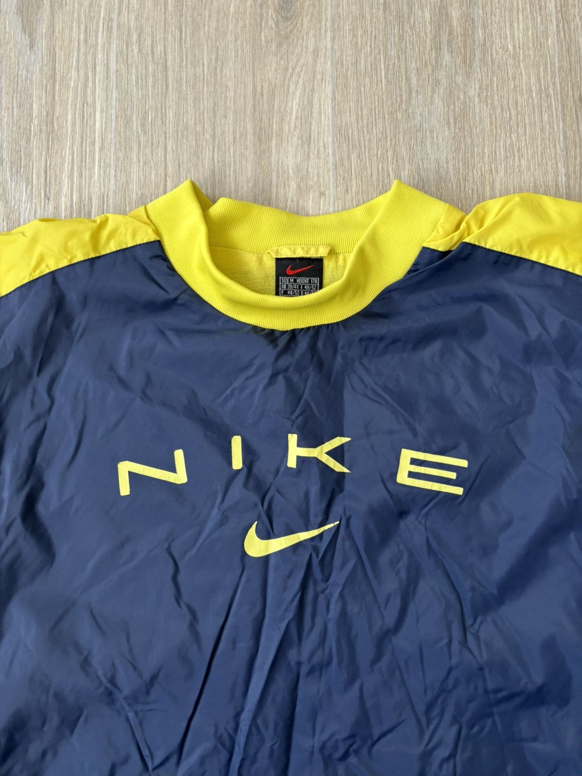 Nike × Vintage Vintage Nike neylon sweatshirt 90s rare Size US M / EU 48-50 / 2 - 3 Thumbnail