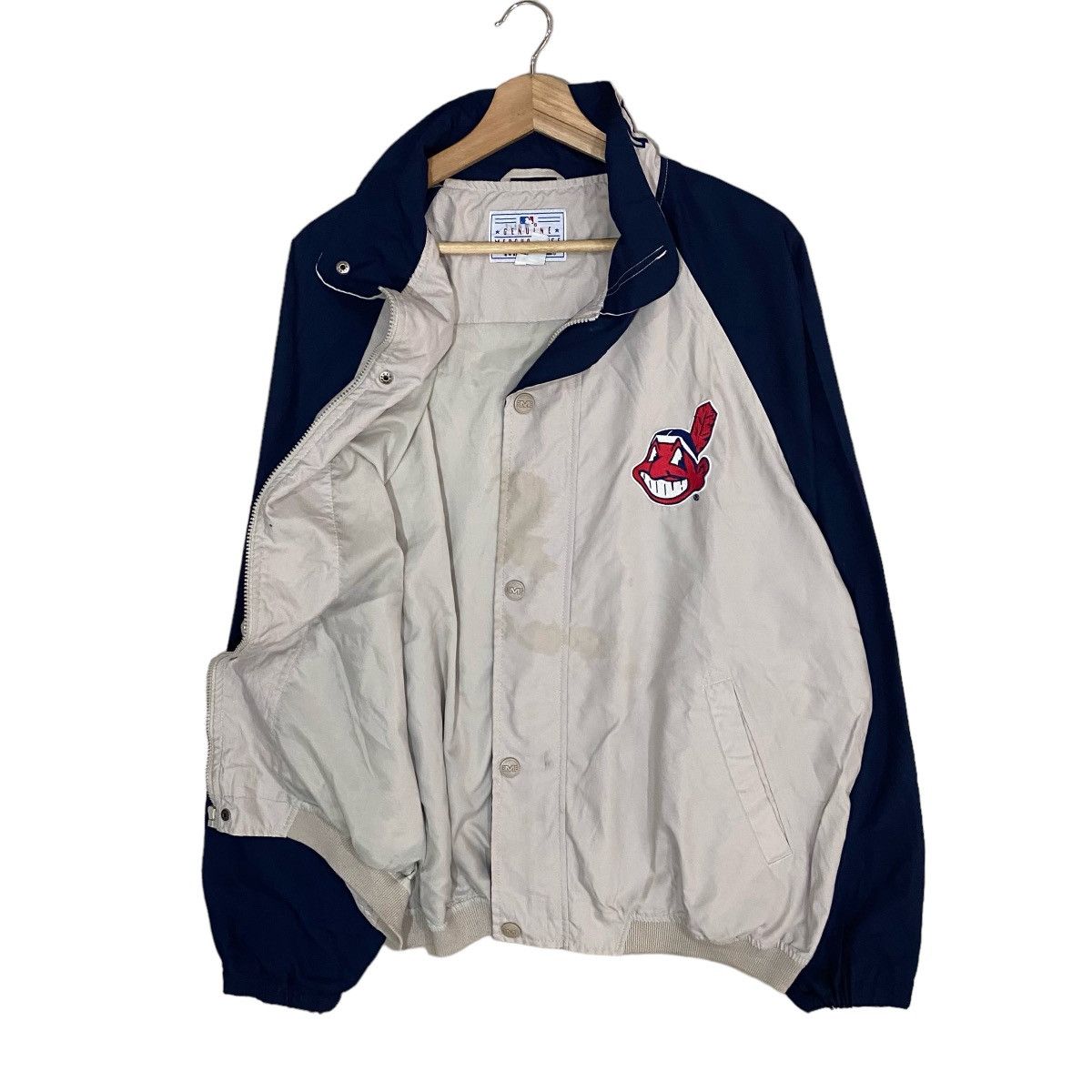 MLB × Mirage VINTAGES MLB INDIANS BY MIRAGE ZIPPER LIGHT JACKET Size US L / EU 52-54 / 3 - 3 Thumbnail
