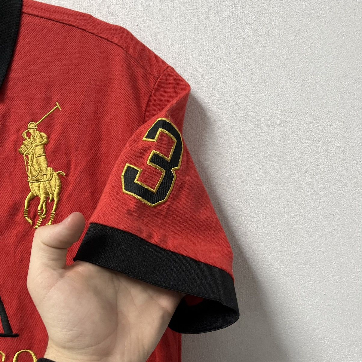 Polo Ralph Lauren Vintage polo Ralph Lauren polo tshirt #3 Big Pony Size L Size US L / EU 52-54 / 3 - 10 Thumbnail