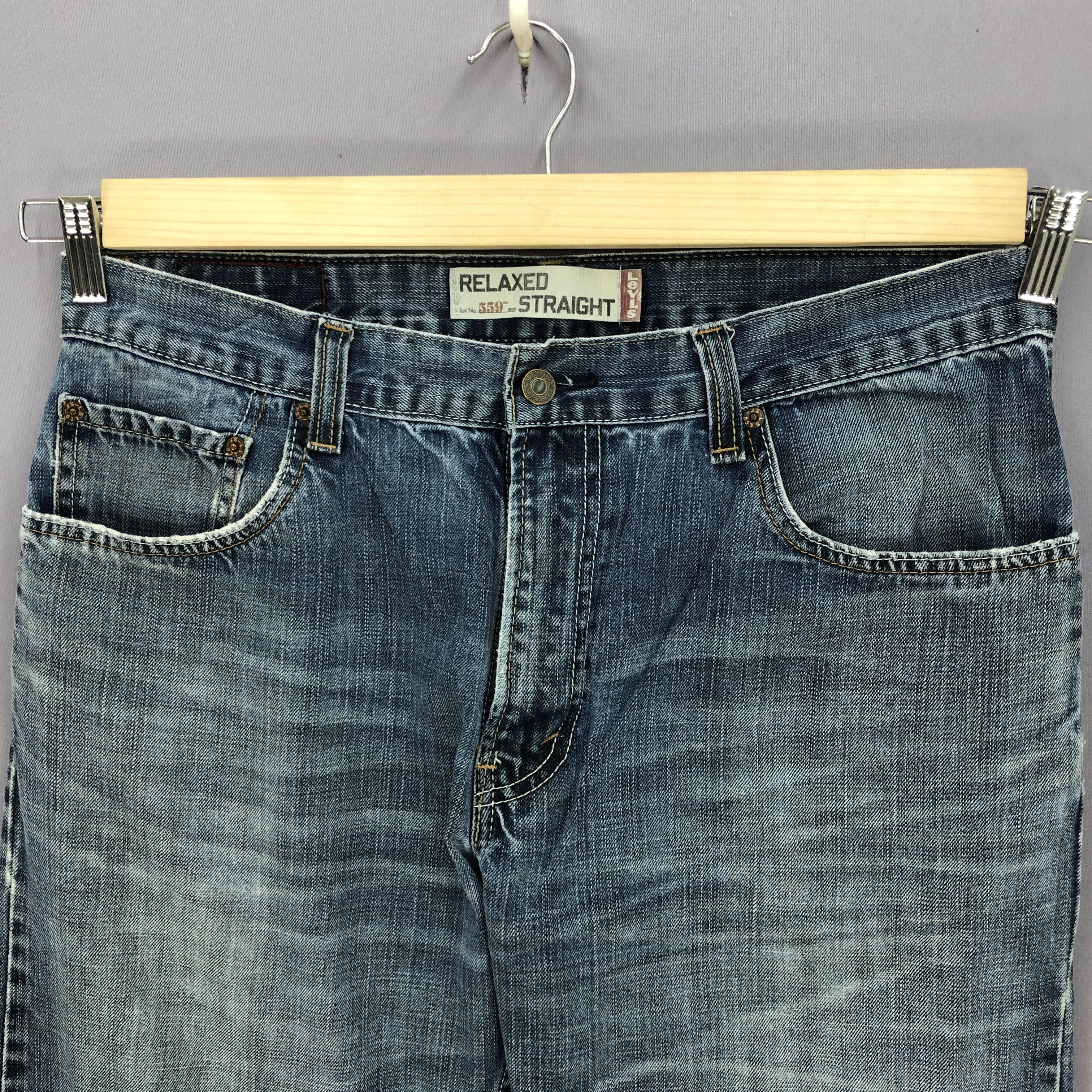 Levi's × Vintage Vintage Levis Jeans Levi's 559 Blue Wash Denim Pants Size US 34 / EU 50 - 5 Thumbnail