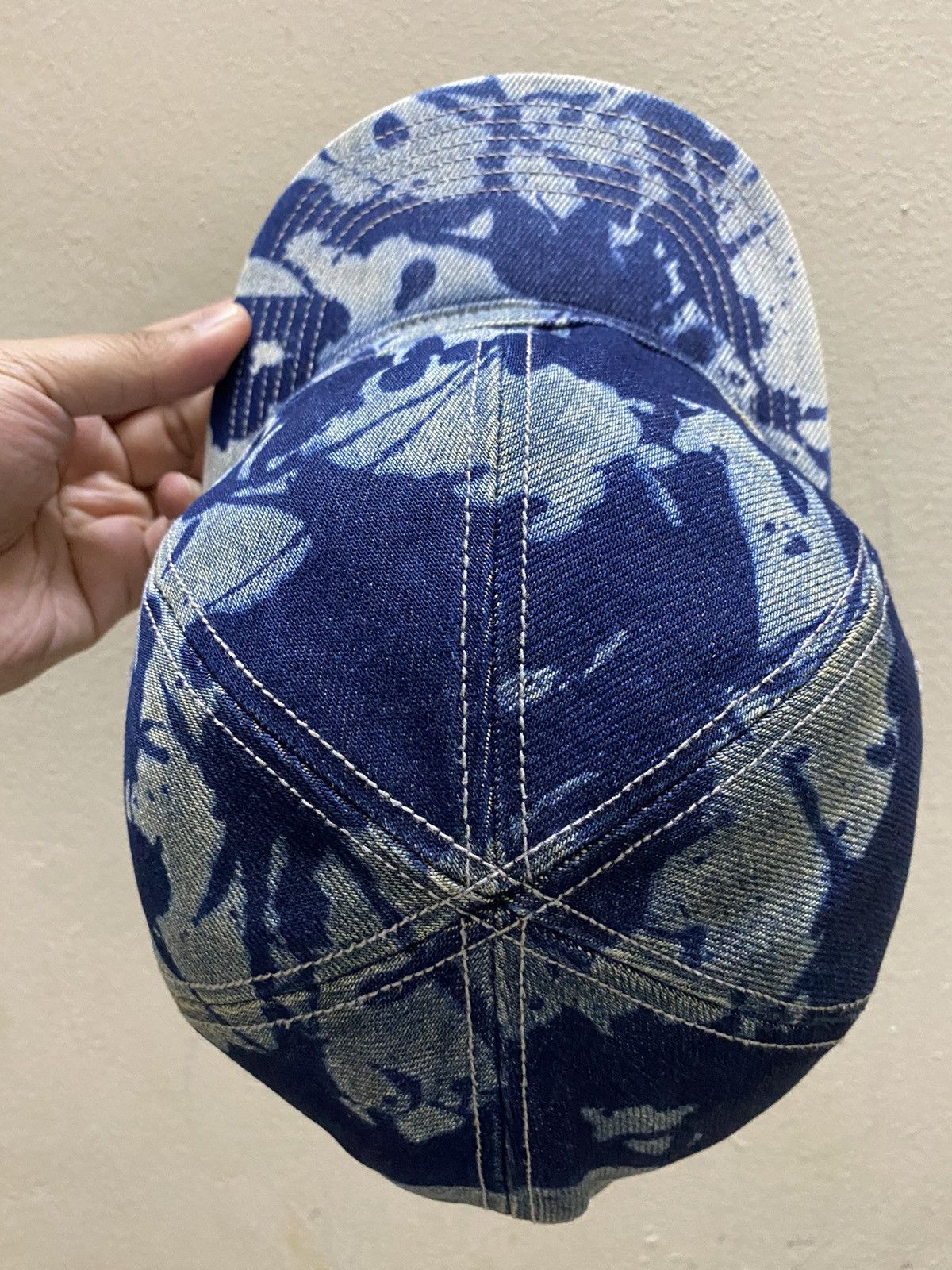 Columbia × Vintage Columbia Denim Tie-Dye Fitted Cap Size ONE SIZE - 3 Thumbnail