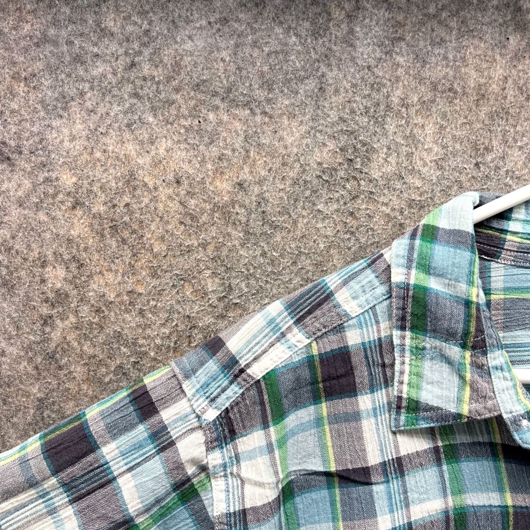 Patagonia Patagonia Men Large Blue Button Down Plaid Organic Adult Shirt Size US L / EU 52-54 / 3 - 6 Thumbnail
