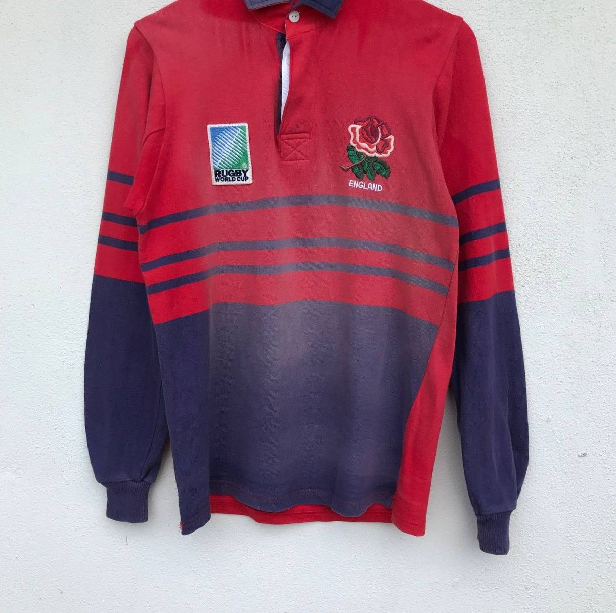 Vintage VINTAGE RUGBY ENGLAND CLASSIC POLO FADED SMALL Size US S / EU 44-46 / 1 - 2 Thumbnail