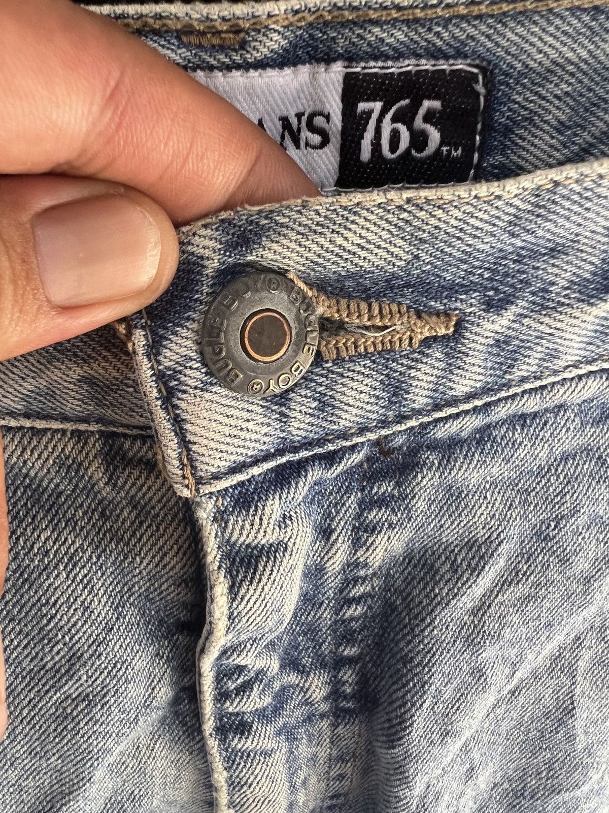 Bugle Boy 🔥Vintage Bugle Boy Cropped Denim Size US 35 - 8 Thumbnail