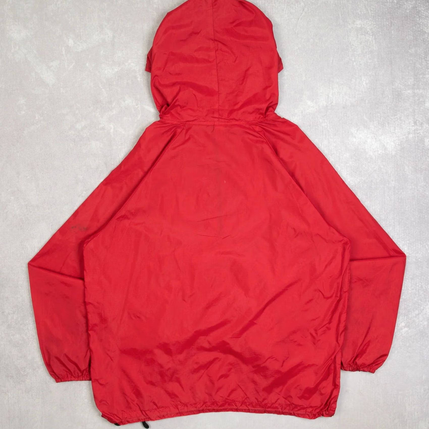 Gap GAP Men's Vintage 1990s Pullover Hooded Windbreaker Jacket Medium Red Size US M / EU 48-50 / 2 - 2 Thumbnail