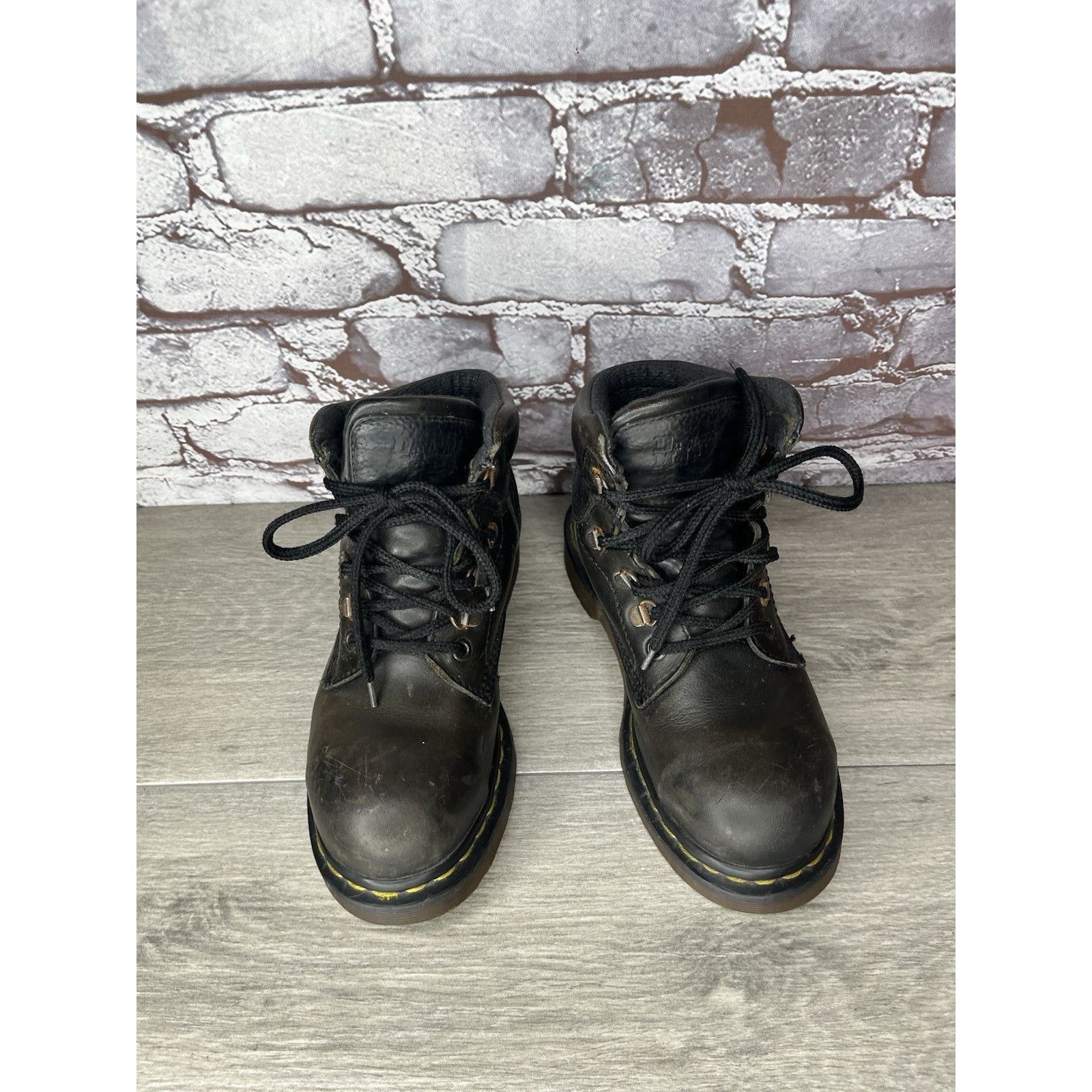 Dr. Martens Vintage Docs Dr. Martens Doc 7735 Combat Black Boots Women’s Size US 5 / IT 35 - 11 Thumbnail