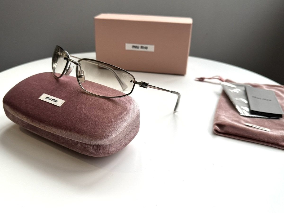 Miu Miu NEW Miu Miu sunglasses Miu Miu MU A50S 1BC-8H1. Size ONE SIZE - 7 Thumbnail