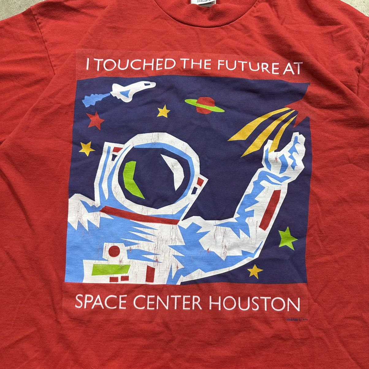 Fruit Of The Loom Vintage 1998 Houston Space Center Galaxy Shirt Size L Size US L / EU 52-54 / 3 - 2 Thumbnail