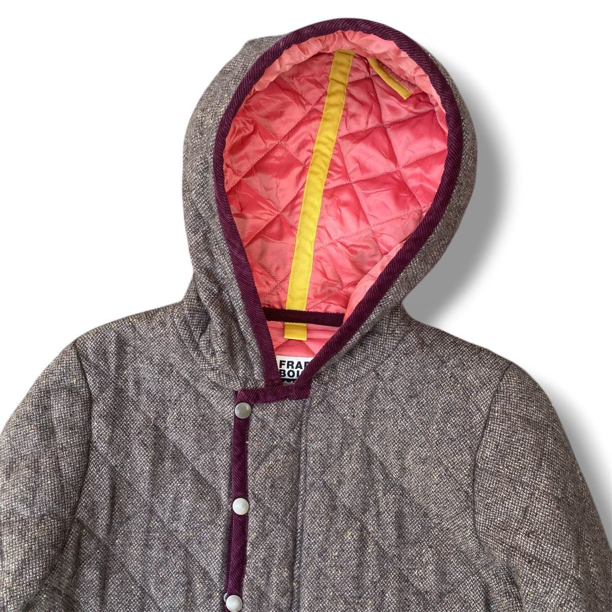 Frapbois Vintage Frapbois Half Quilted Hooded Jacket by Issey Miyake Size M / US 6-8 / IT 42-44 - 2 Thumbnail