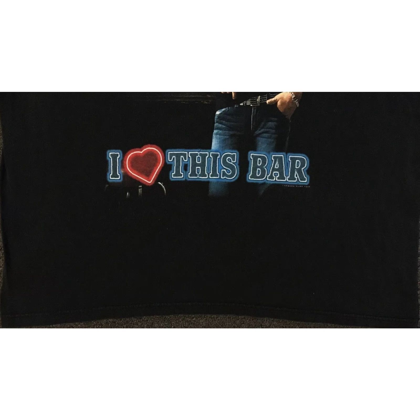 Vintage VINTAGE Toby Keith I Love This Bar Faded Shirt 2XL Black Concert Tour 90s Grunge Rock Western Music Mens T-Shirt Size US XXL / EU 58 / 5 - 5 Thumbnail