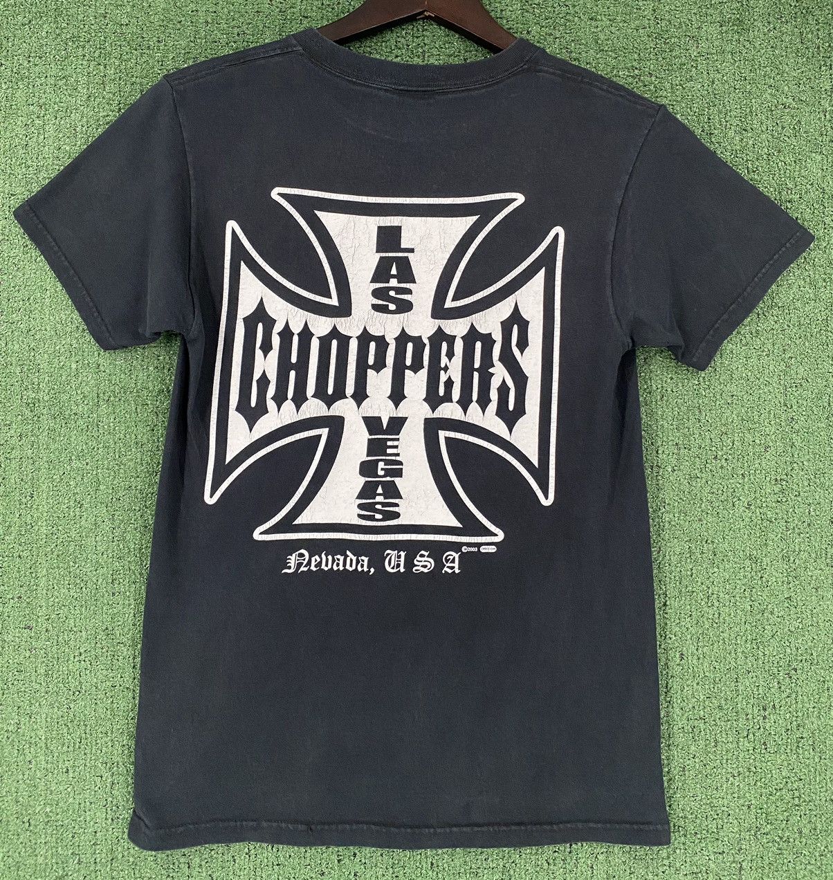 Other Vintage 2003 Las Vegas Chopper Distressed T-Shirt Womens Sm Size S / US 4 / IT 40 - 1 Thumbnail
