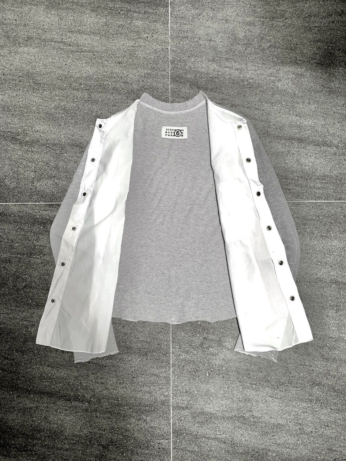 Maison Margiela 2000s MM6 Hybrid Longsleeve Shirt Size M / US 6-8 / IT 42-44 - 6 Thumbnail