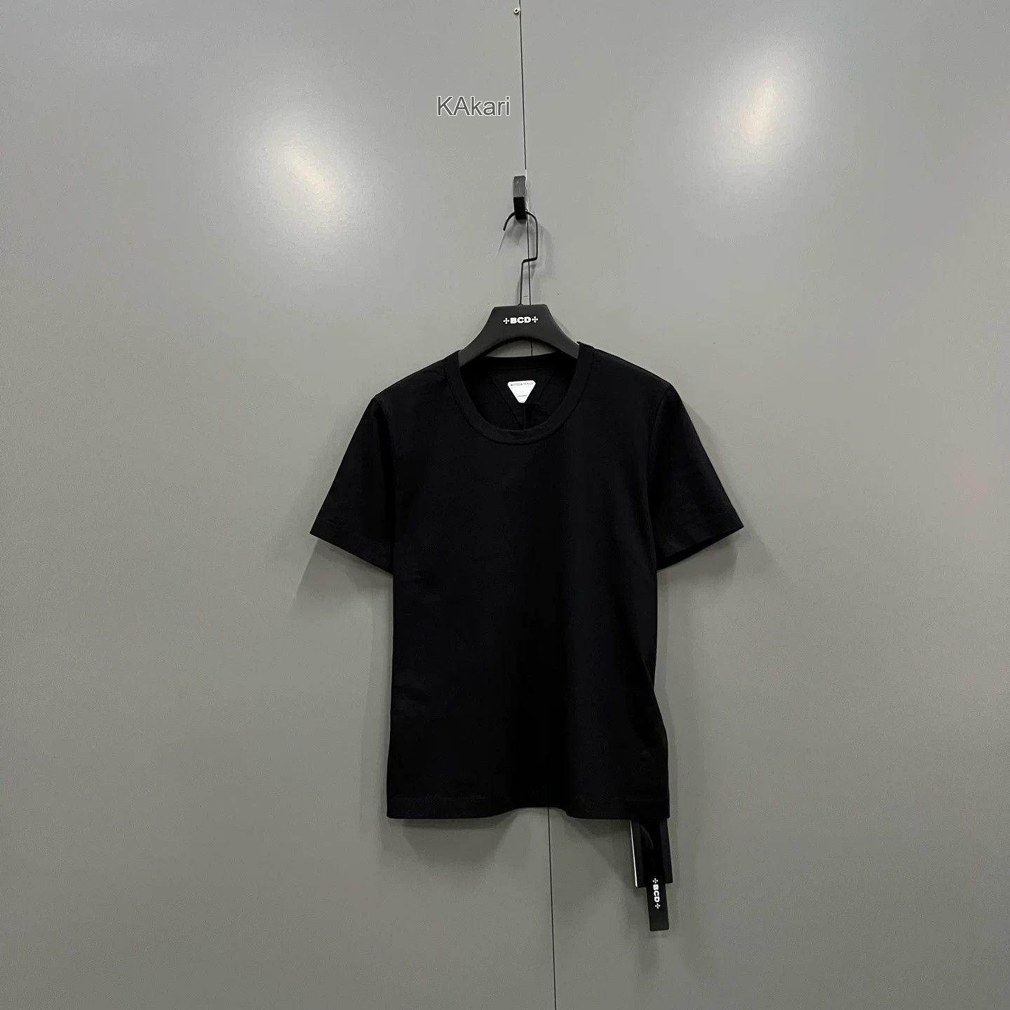 Bottega Veneta Bottega Veneta Black Round Neck Short Sleeve S Size US S / EU 44-46 / 1 - 1 Thumbnail