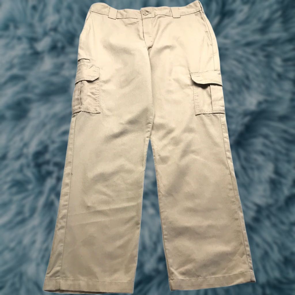 Dickies Dickies Cargo Pants Mens 36x29 Regular Straight Twill Khaki Tan Utility Size US 36 / EU 52 - 1 Thumbnail